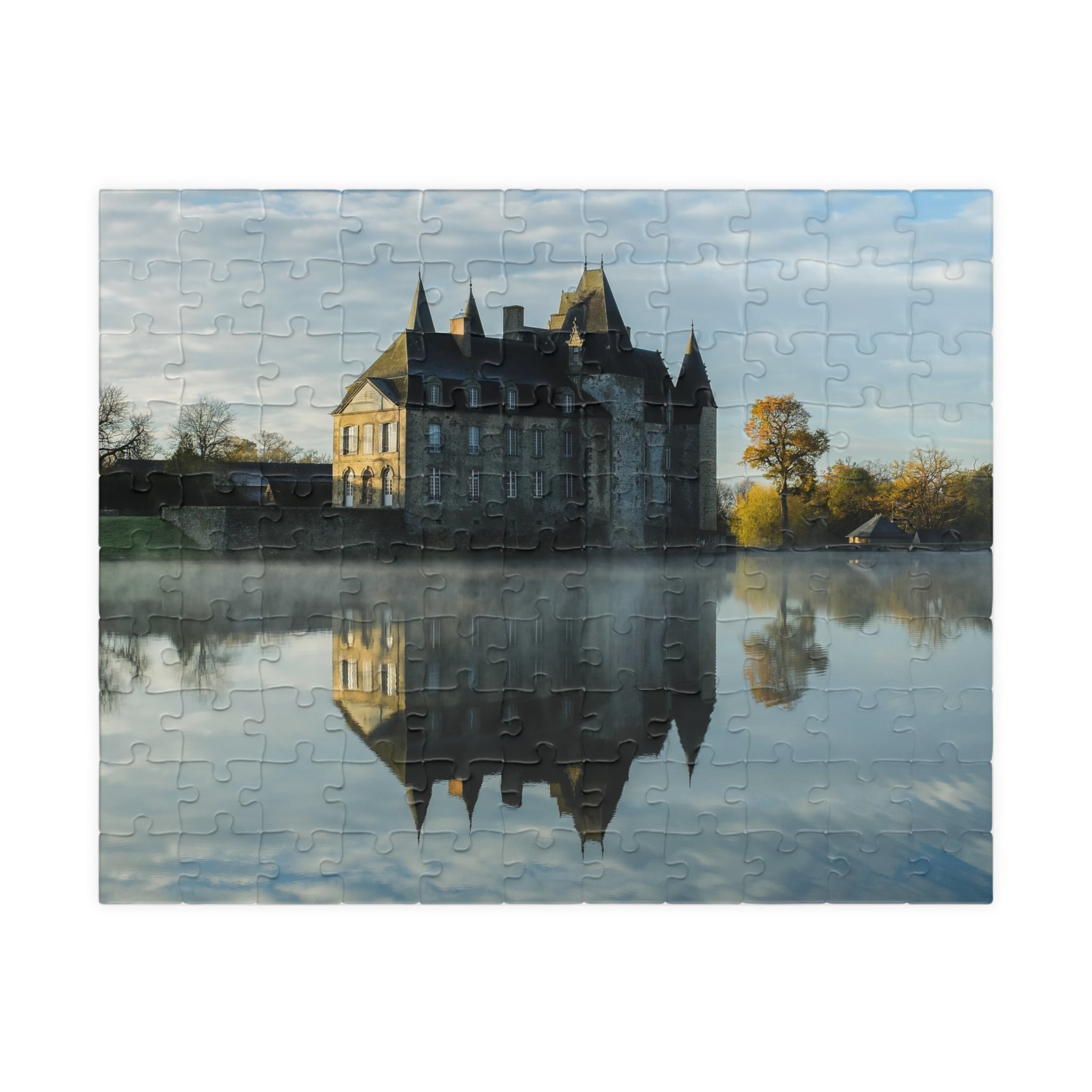 Jigsaw Puzzle - Castle Reflection Lake Autumn Sky 110-1014 Pieces