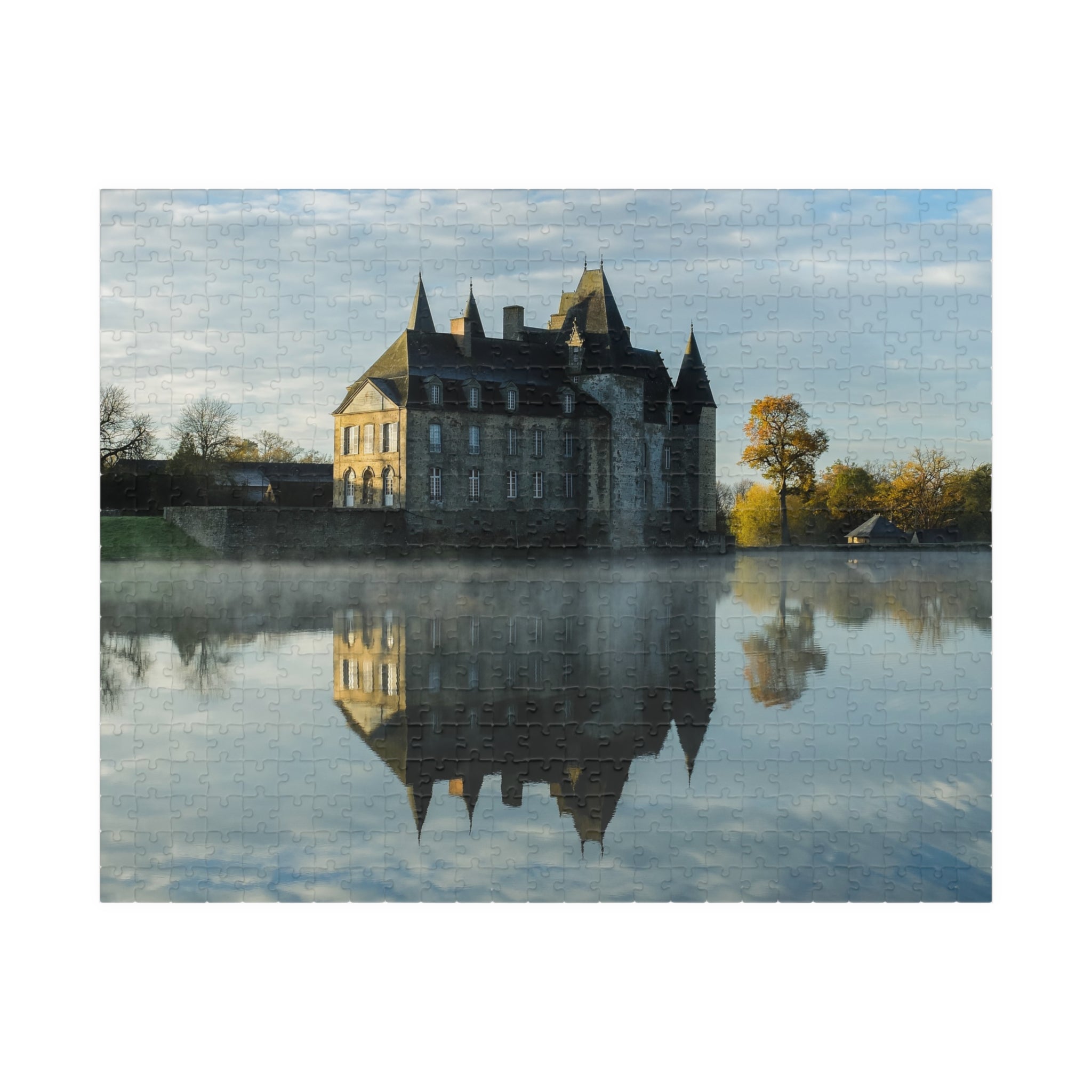 Jigsaw Puzzle - Castle Reflection Lake Autumn Sky 110-1014 Pieces