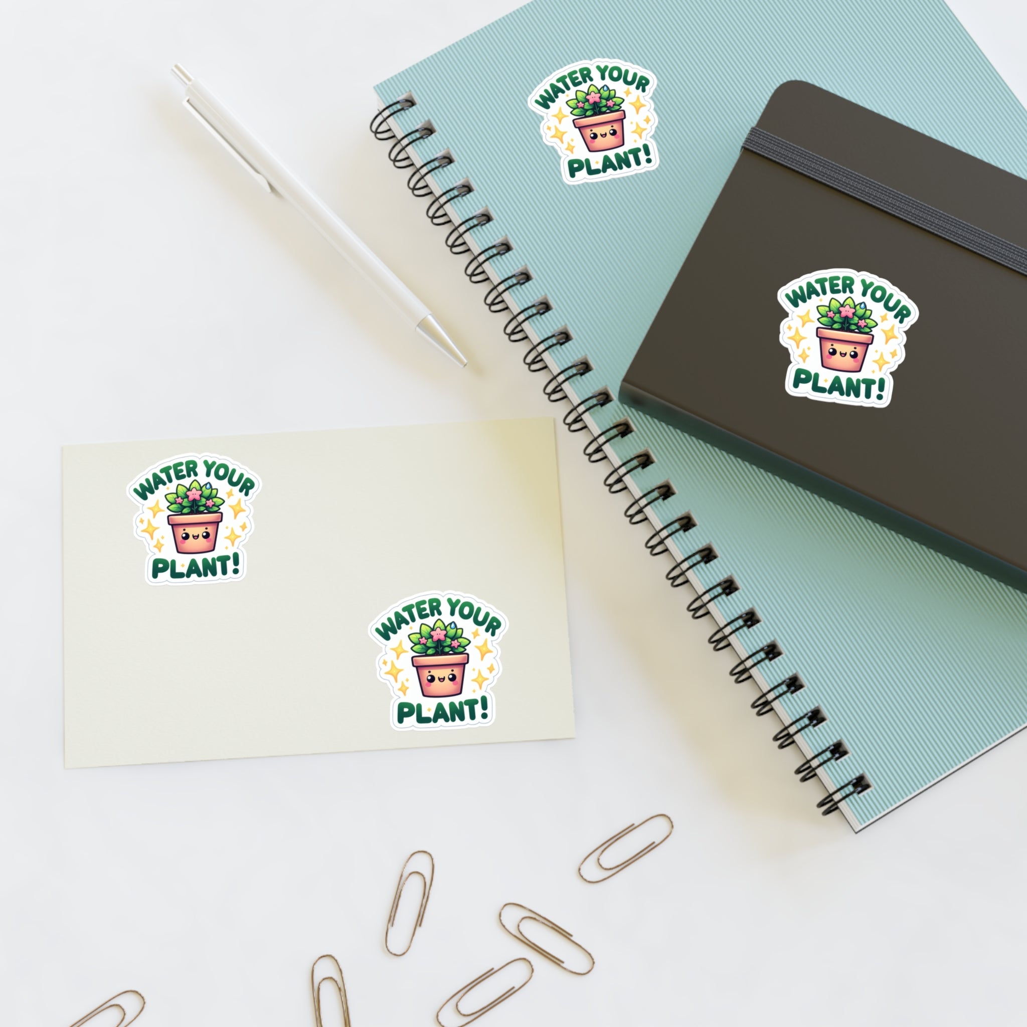 Plant Watering Sticker Sheets