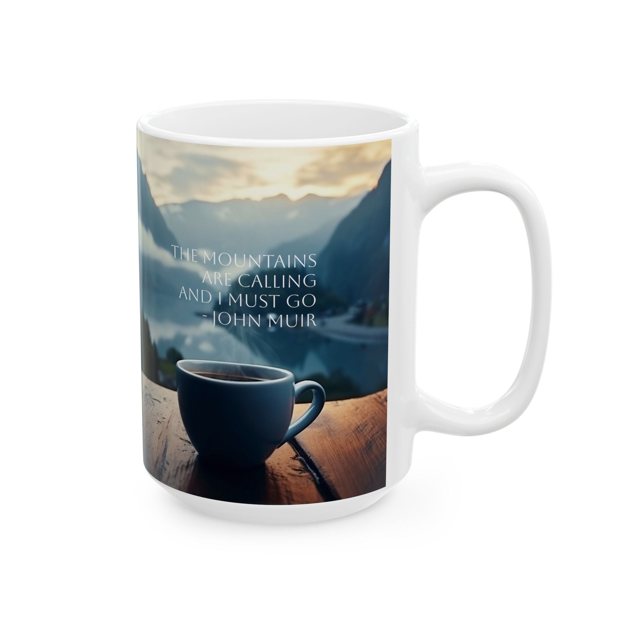 Mountain Scene Ceramic Mug
