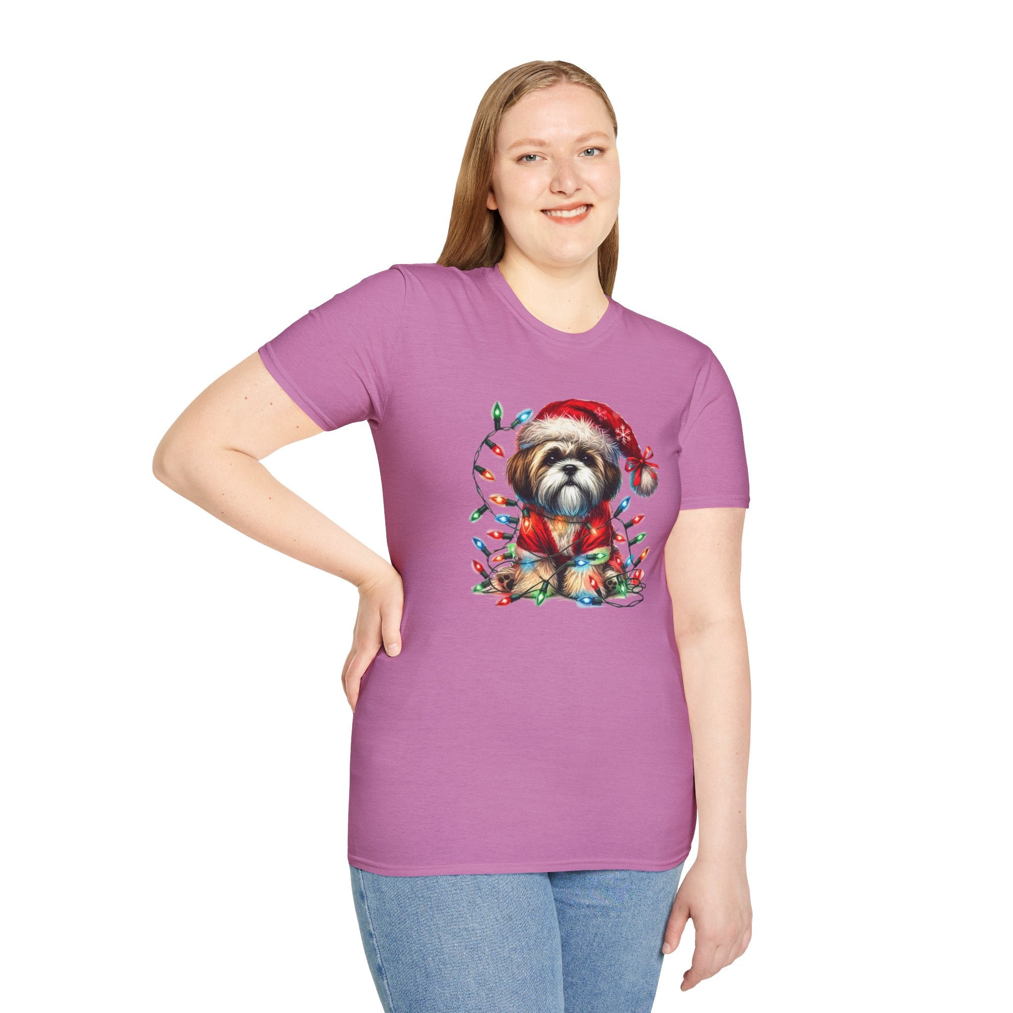 Christmas Lights Shih Tsu T-Shirt