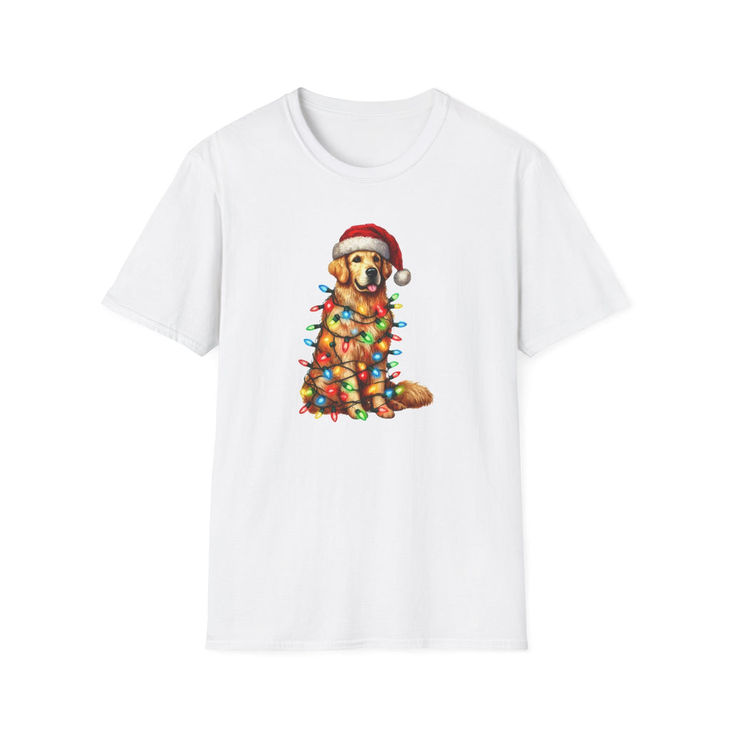 Christmas Lights Golden Retriever T-Shirt