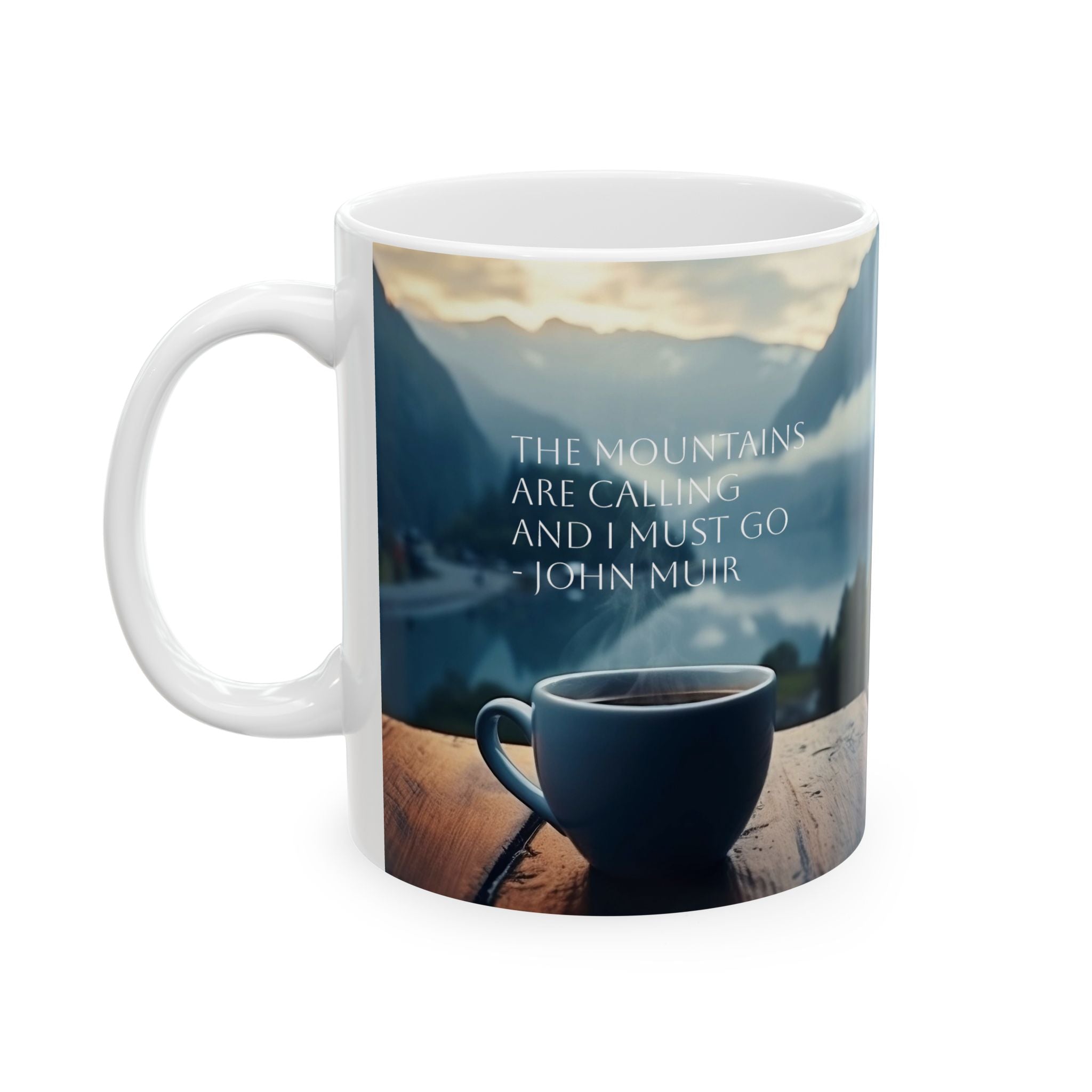 Mountain Scene Ceramic Mug