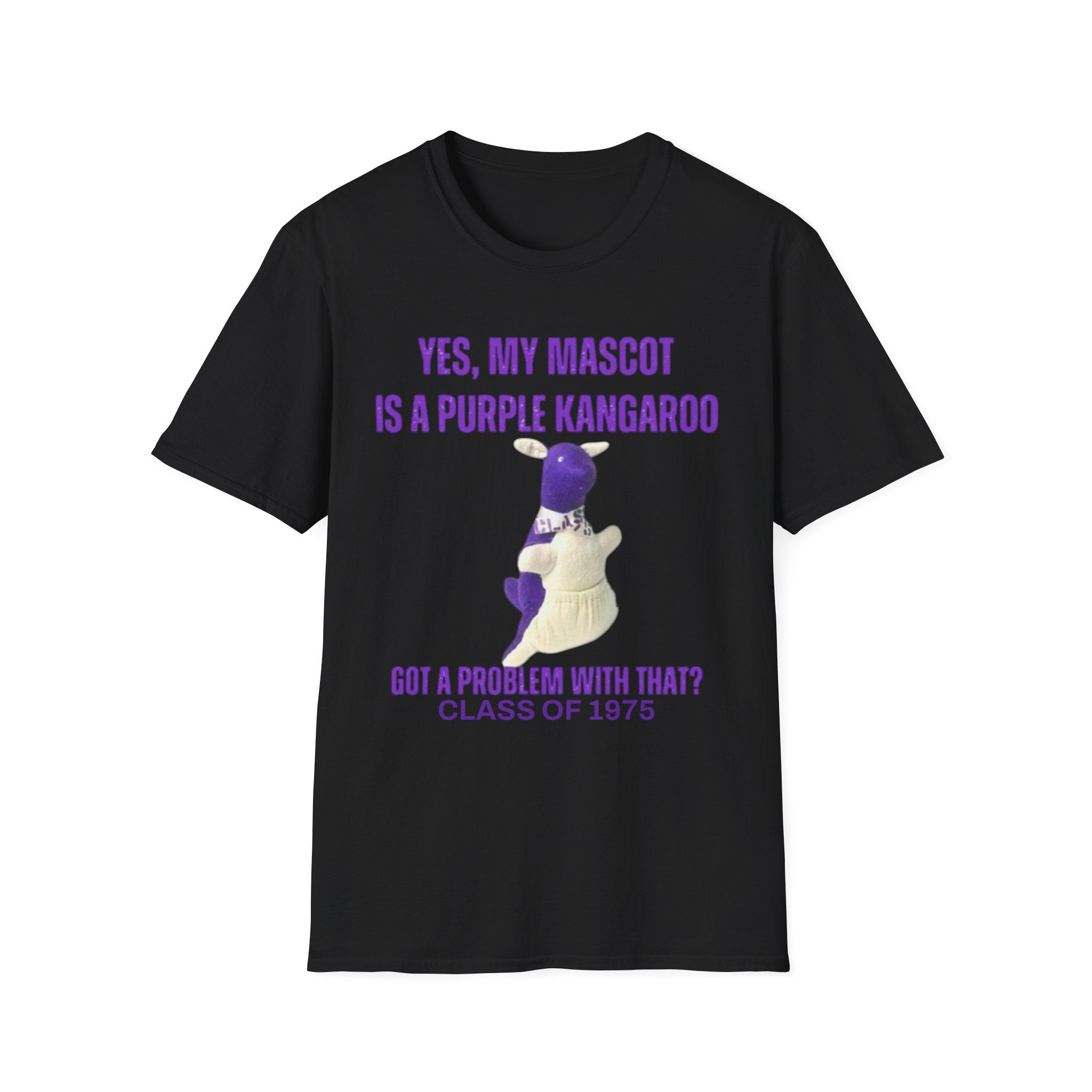 LWHS Class Reunion T-Shirt – Purple Kangaroo Pride | Class of 1975