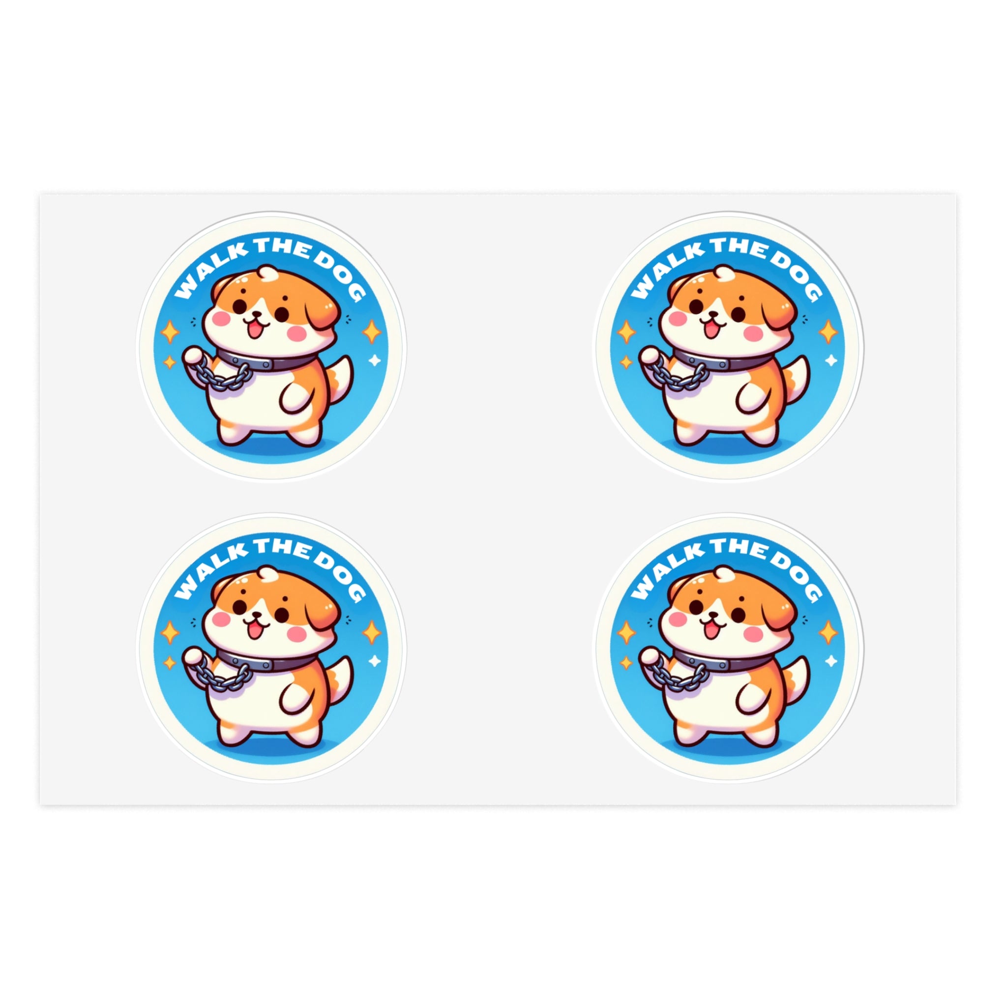 Dog Walk Sticker Sheets Reminder Set