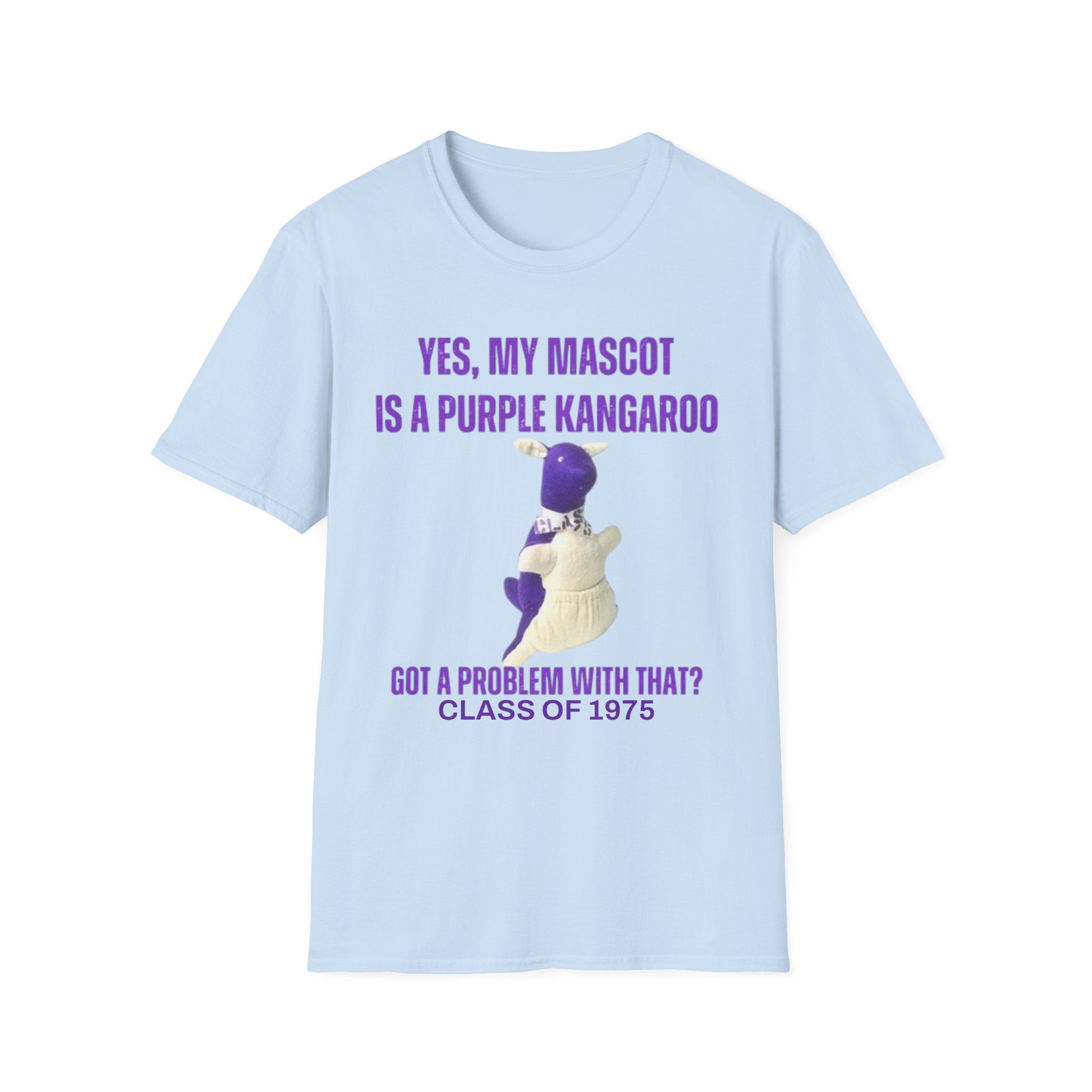 LWHS Class Reunion T-Shirt – Purple Kangaroo Pride | Class of 1975