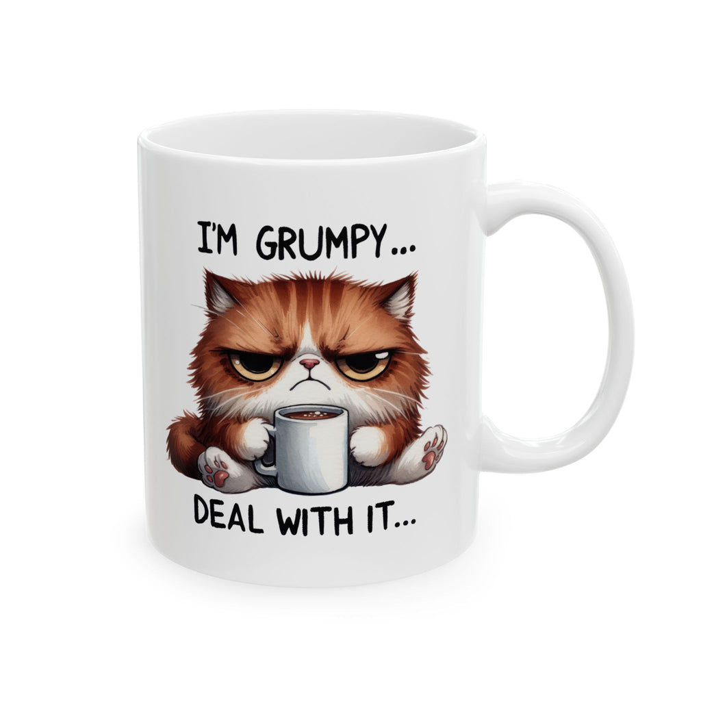 Grumpy Cat Deal With It Coffee Mug