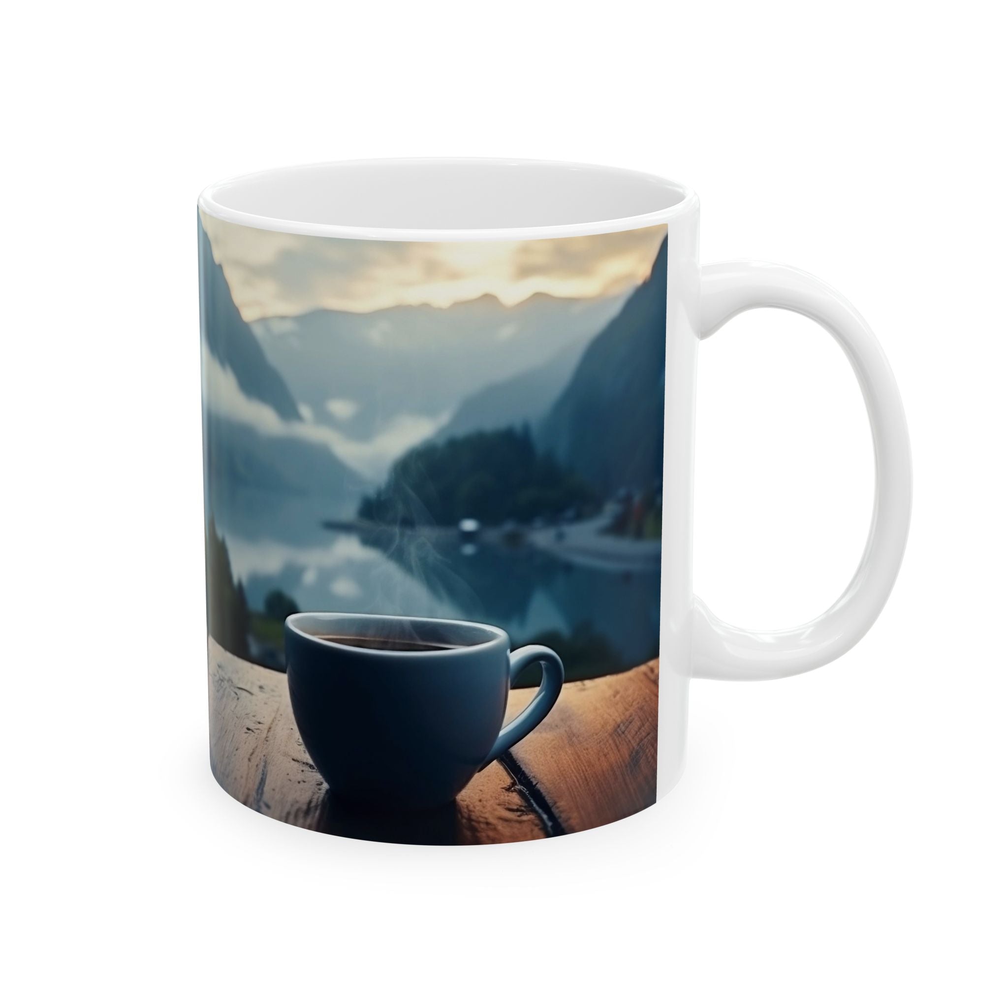 Morning Scene Ceramic Mug