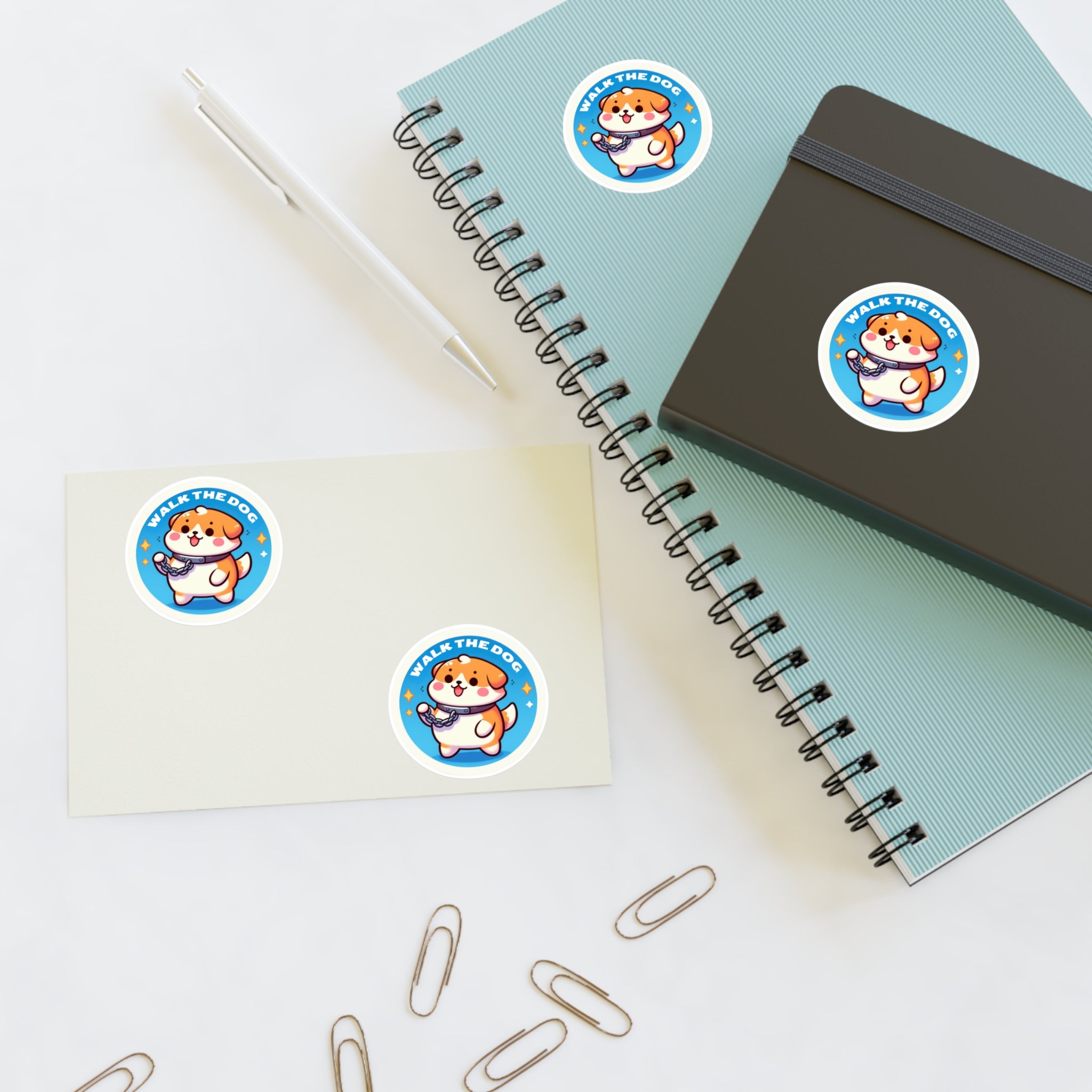 Dog Walk Sticker Sheets Reminder Set
