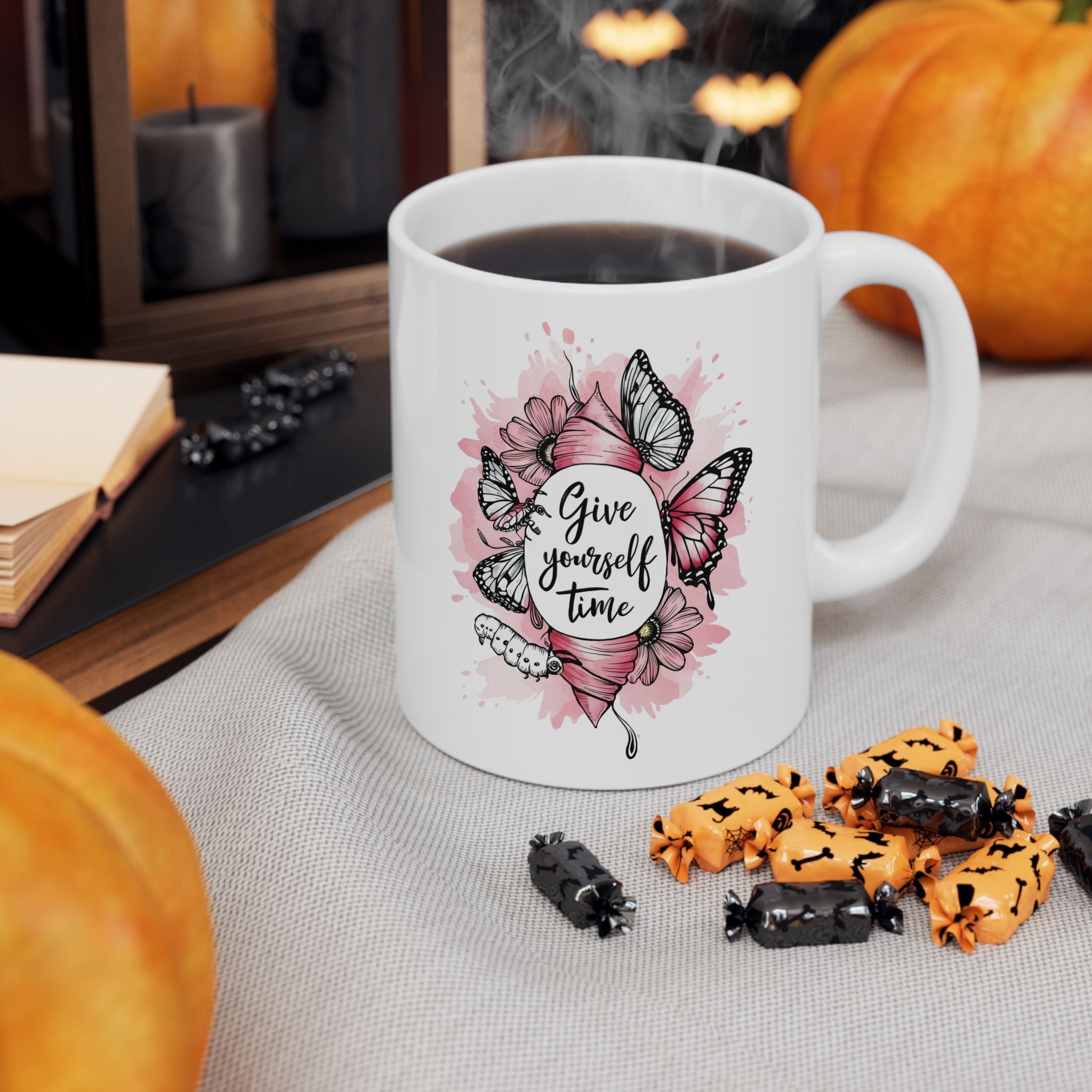 Mental Health Give Yourself Time Coffee Mug 11oz 15oz