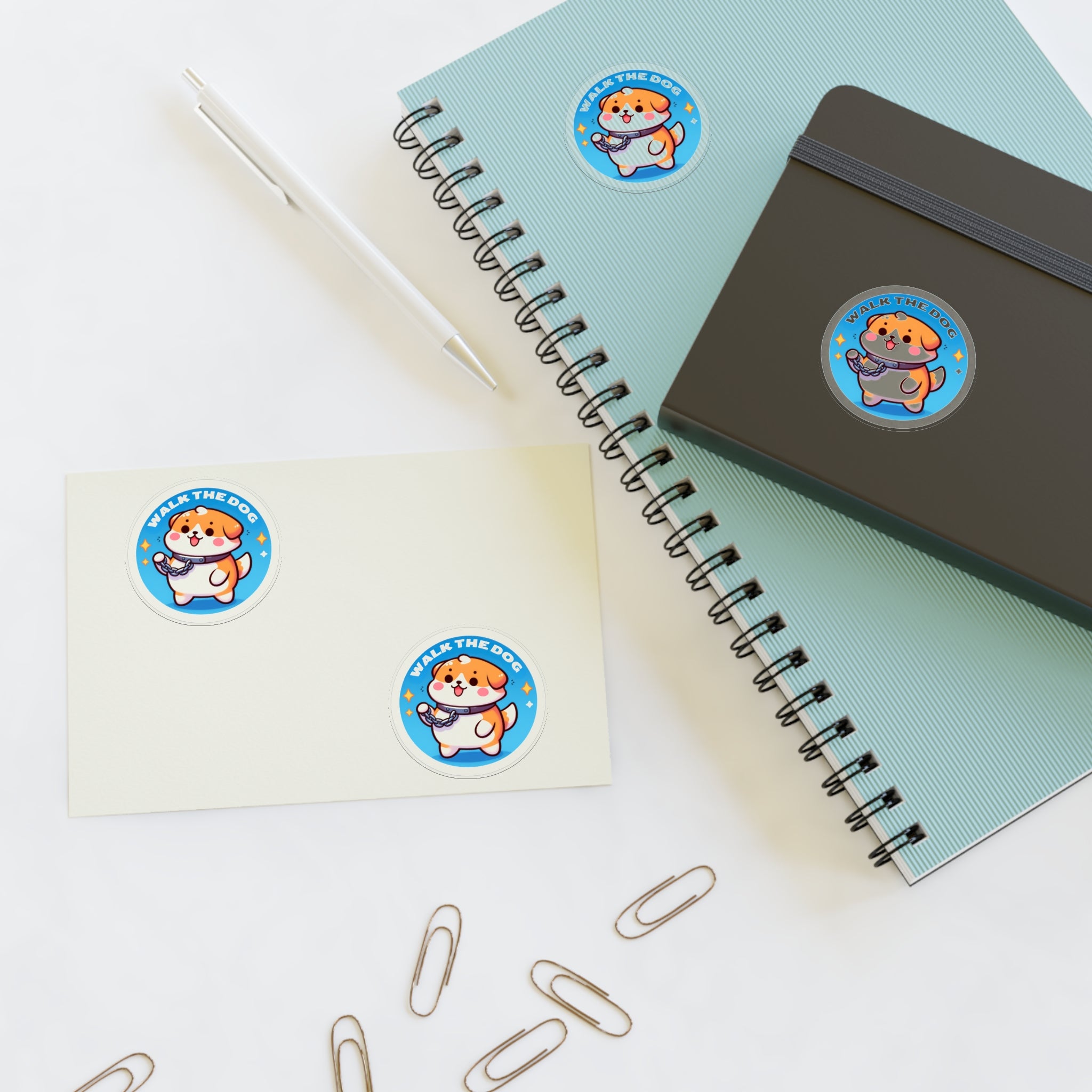 Dog Walk Sticker Sheets Reminder Set