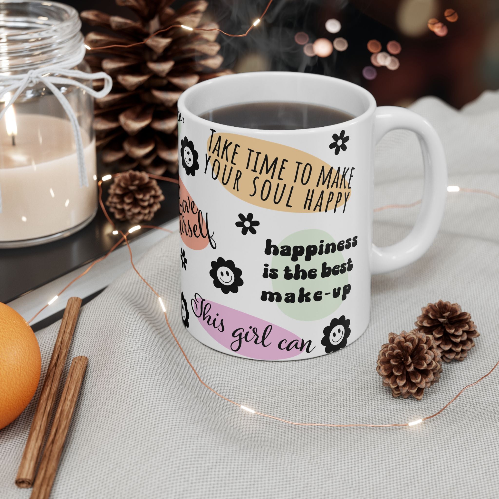 Mental Health Positive Affirmations Coffee Mug 11oz 15oz