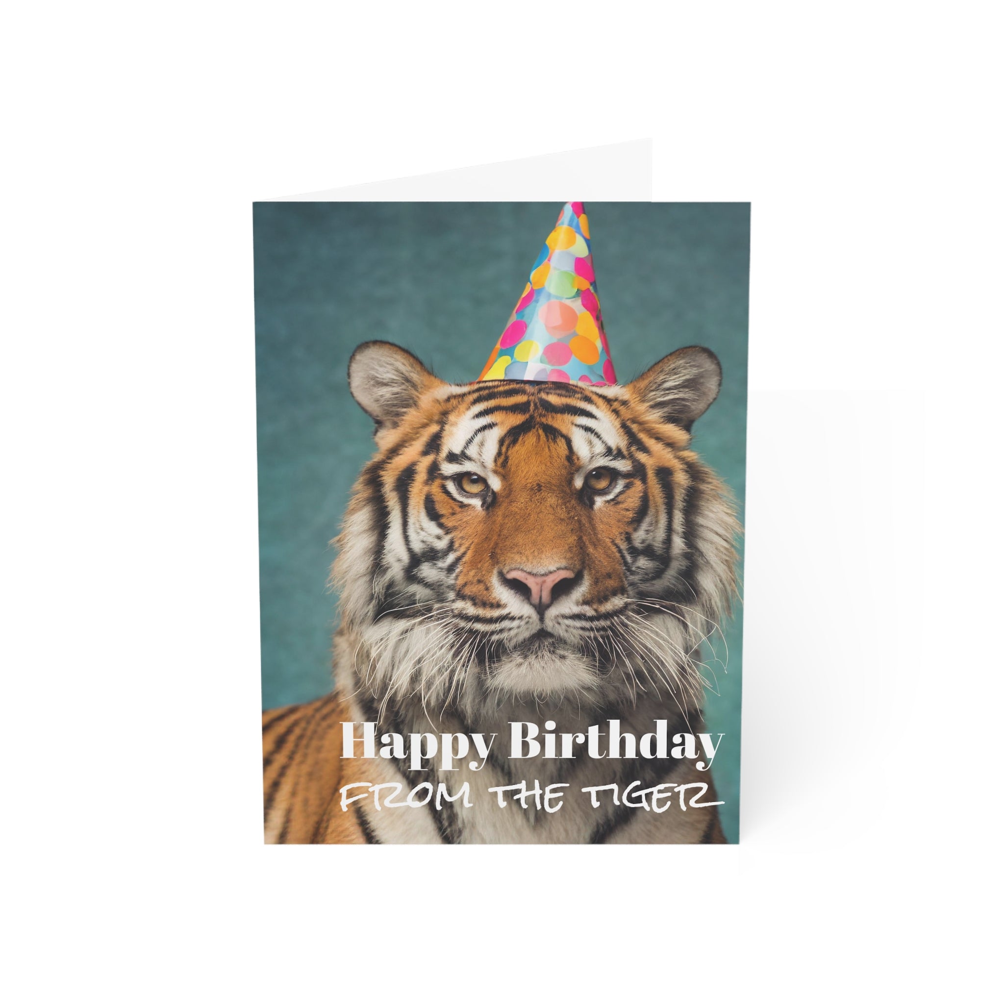 Funny Tiger Birthday Cards (1, 10, 30, 50pcs)