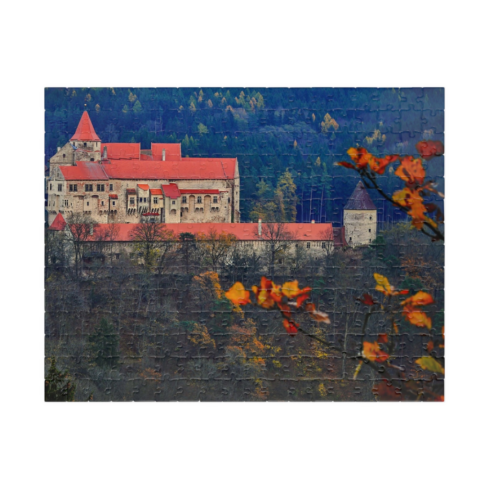 Jigsaw Puzzle - Beautiful Castle in Autumn Forest