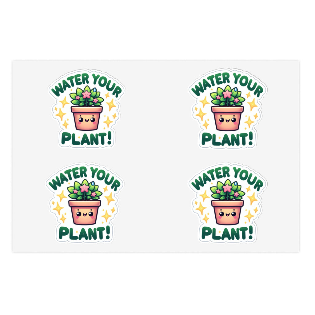 Plant Watering Sticker Sheets
