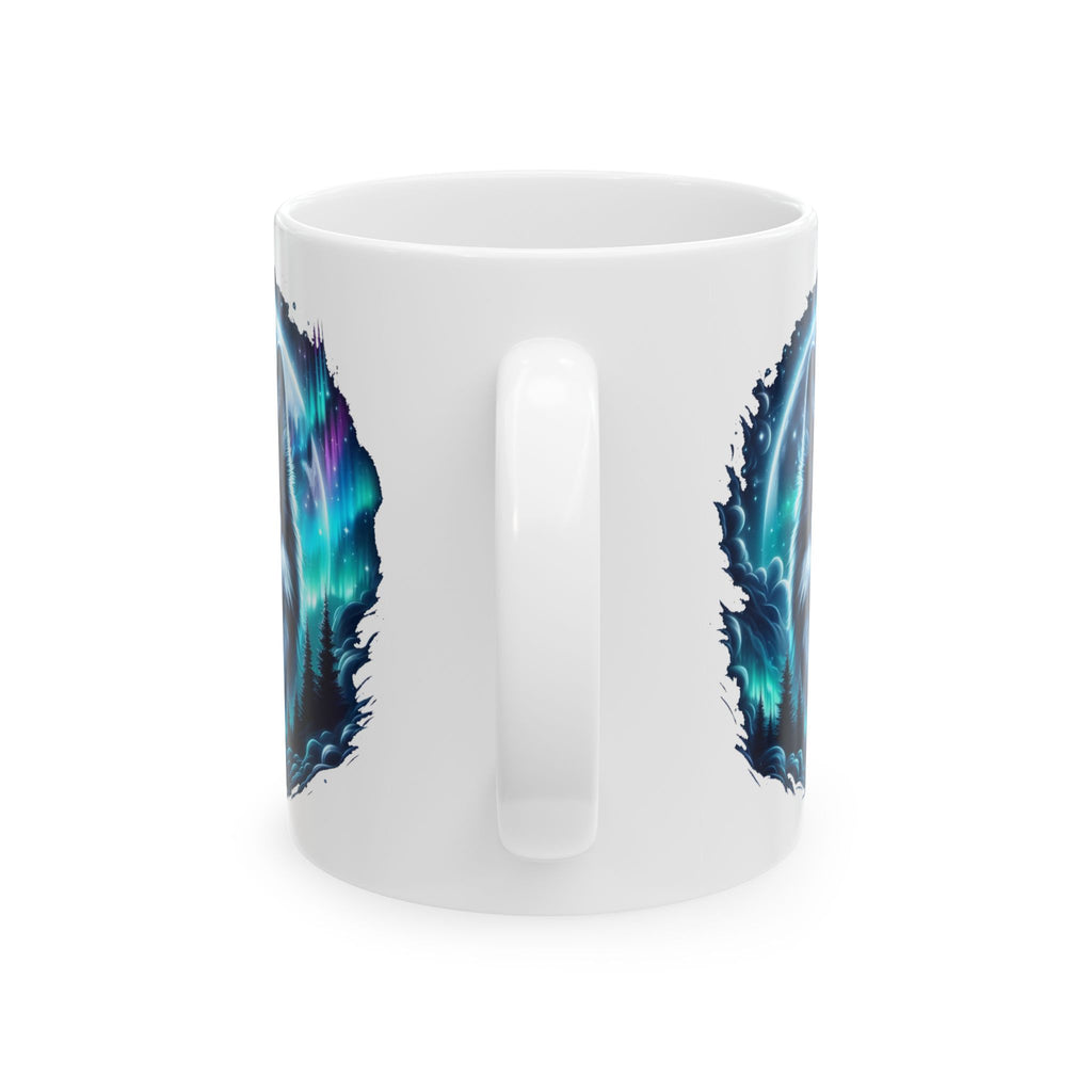 Wolf Face Ceramic Mug