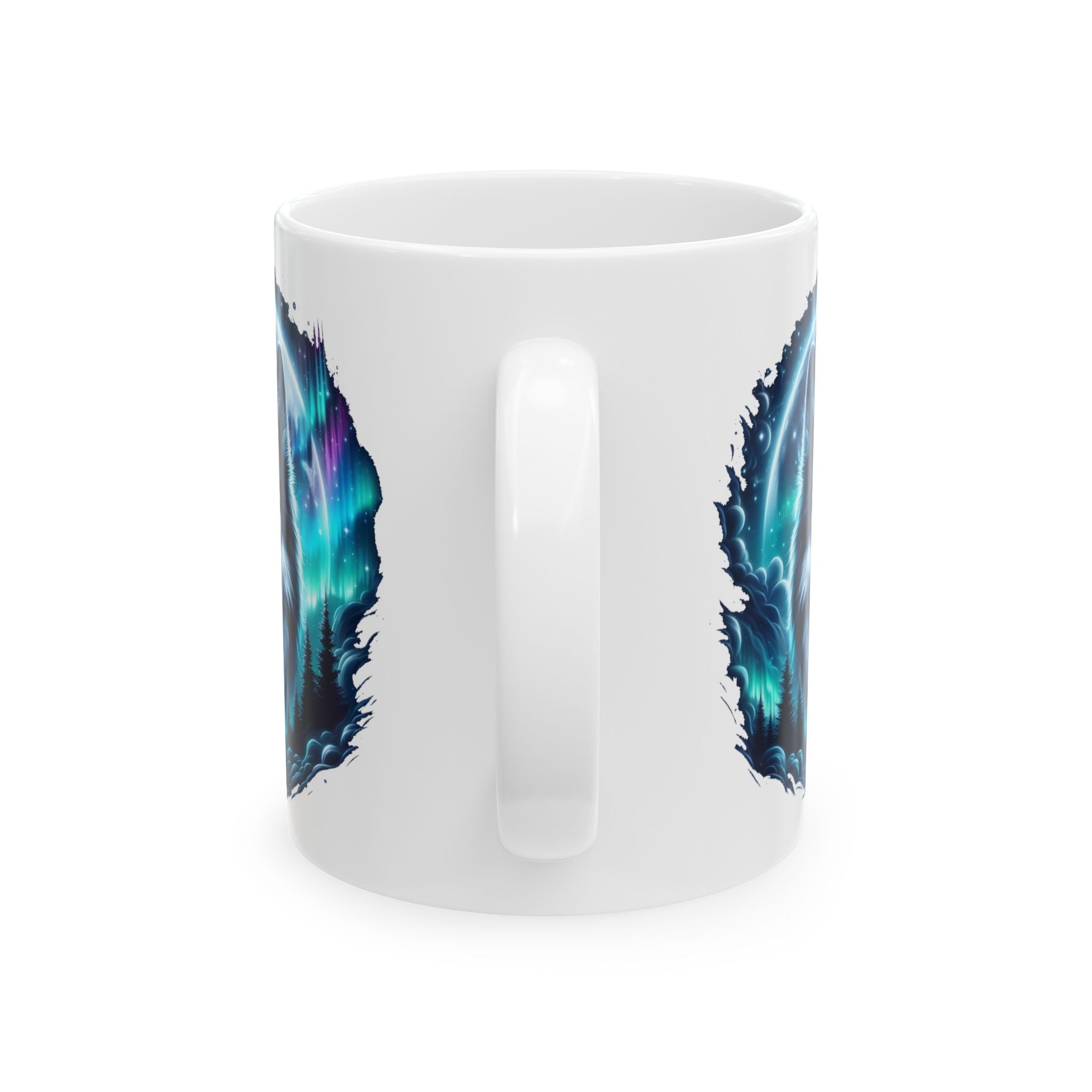Wolf Face Ceramic Mug