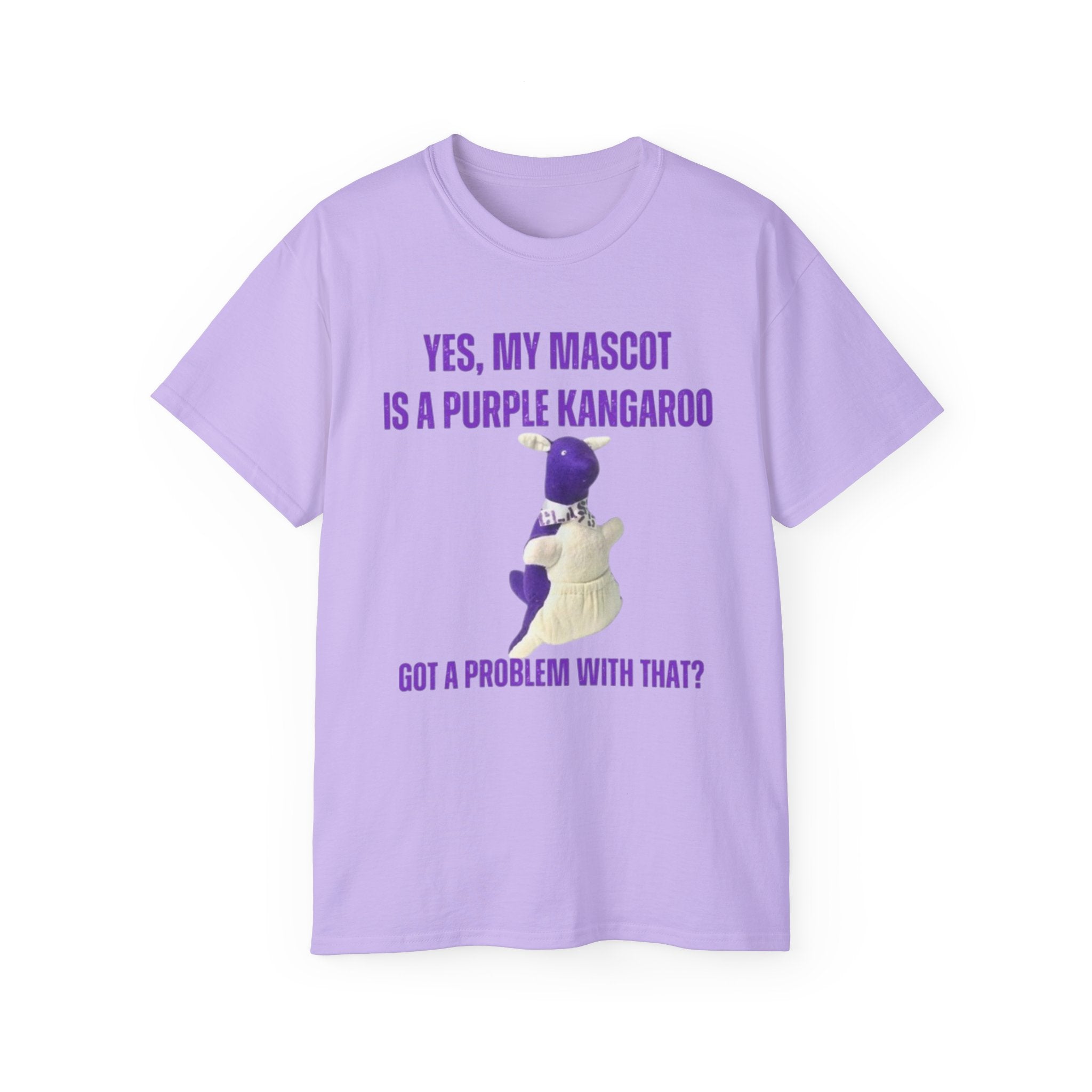 Purple Kangaroo Tee – Funny Mascot Shirt | Unisex T-Shirt 2XL–5XL | Casual Wear, Gift Idea for Friends, Spring/Summer Fashion