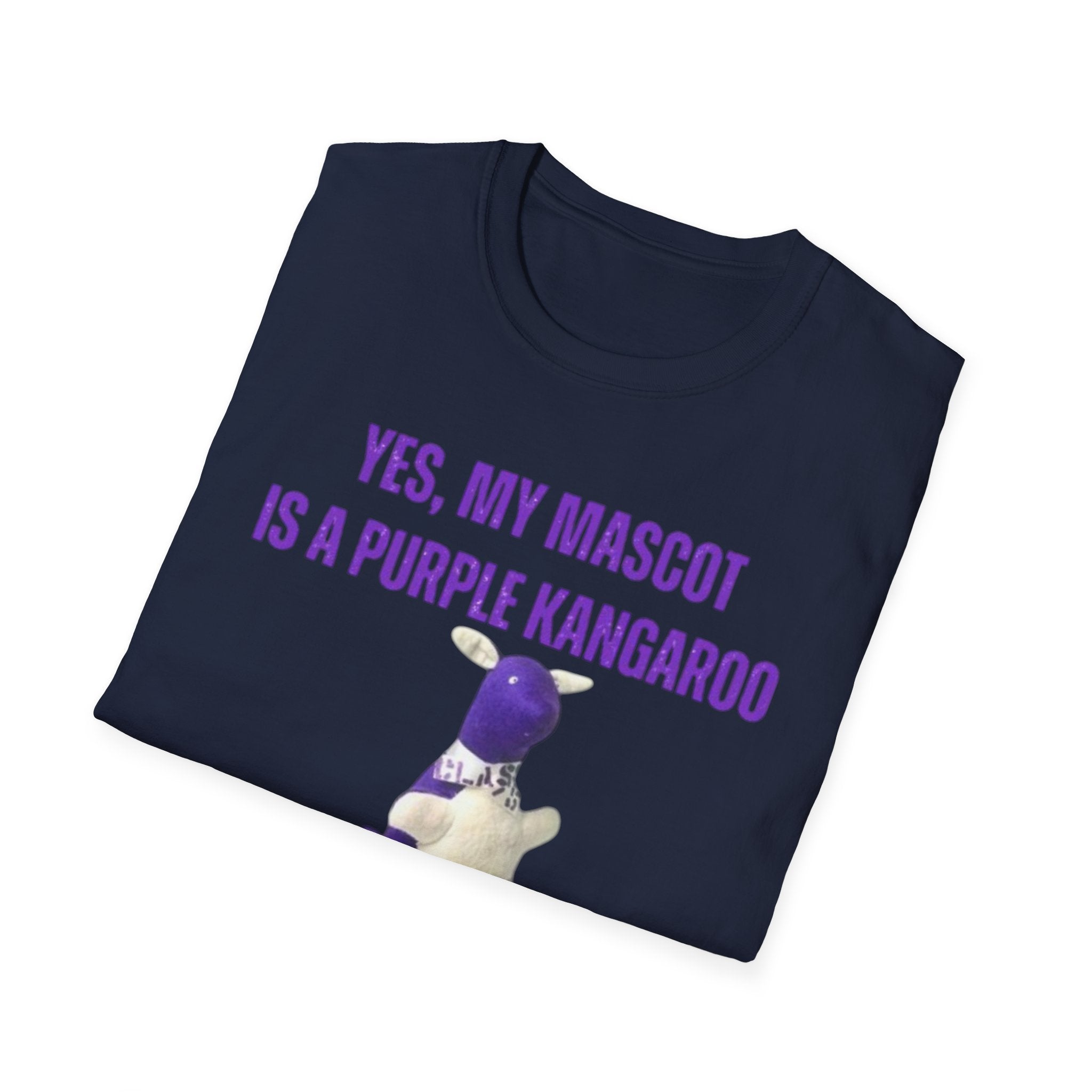 LWHS Class of 1975 Purple Kangaroo Mascot Tee – Bold, Fun, and Totally Unapologetic!