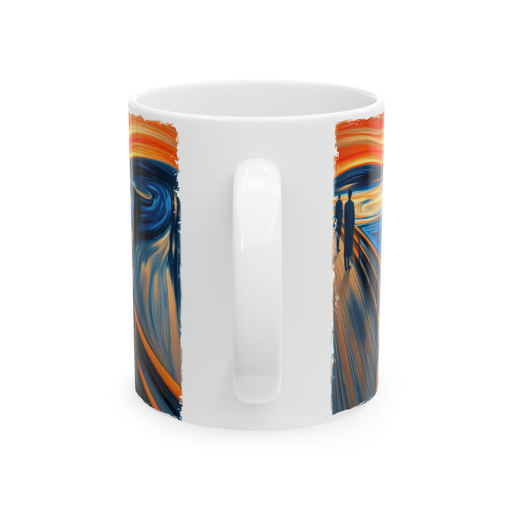 Ceramic Mug - Screaming Cat Art, Edvard Munch, 11oz 15oz