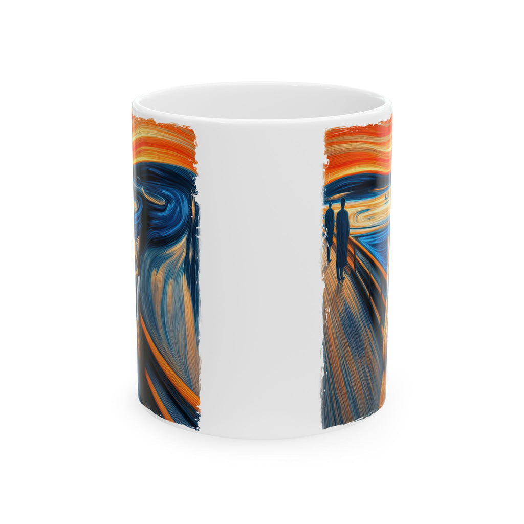 Ceramic Mug - Screaming Cat Art, Edvard Munch, 11oz 15oz