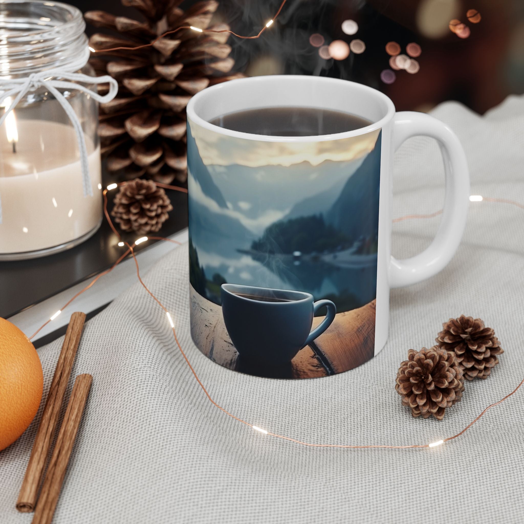 Morning Scene Ceramic Mug
