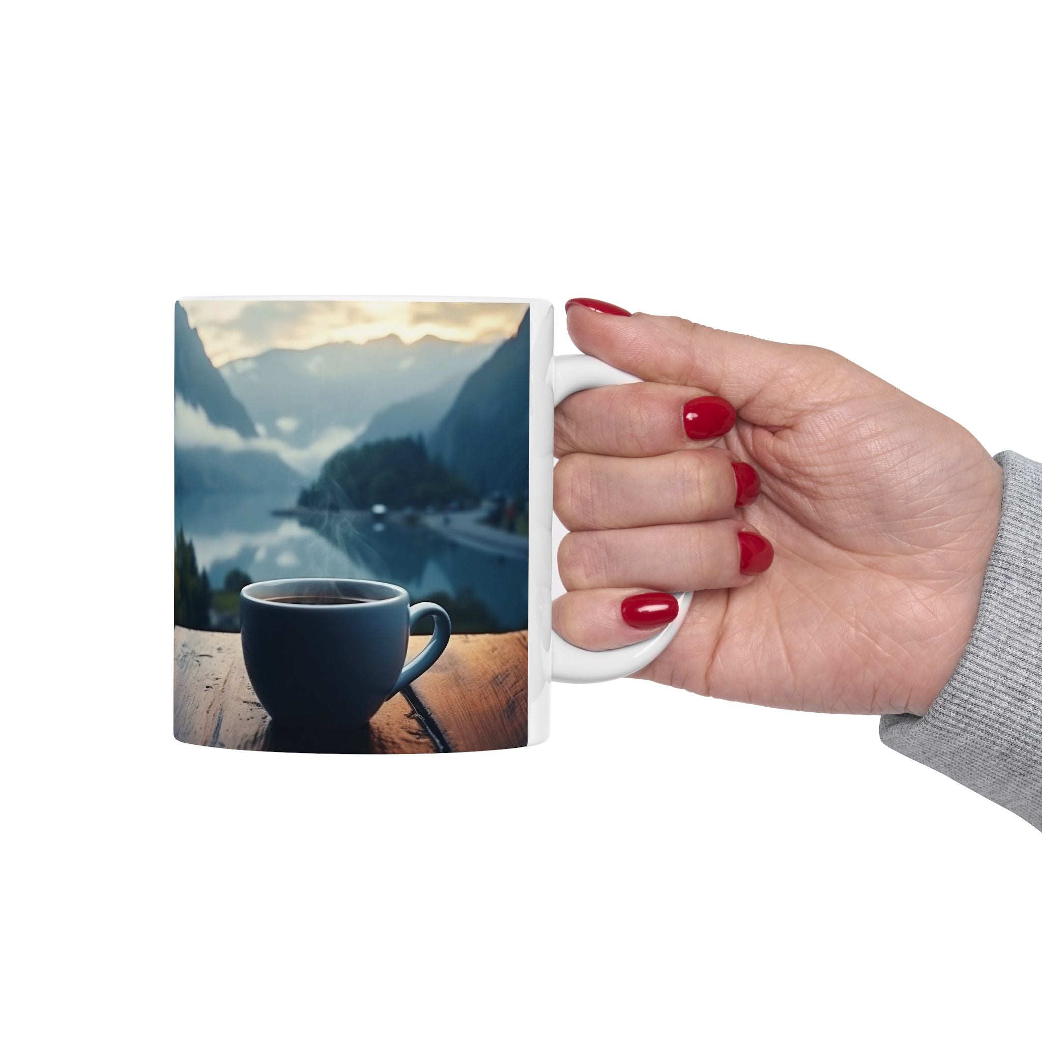 Morning Scene Ceramic Mug