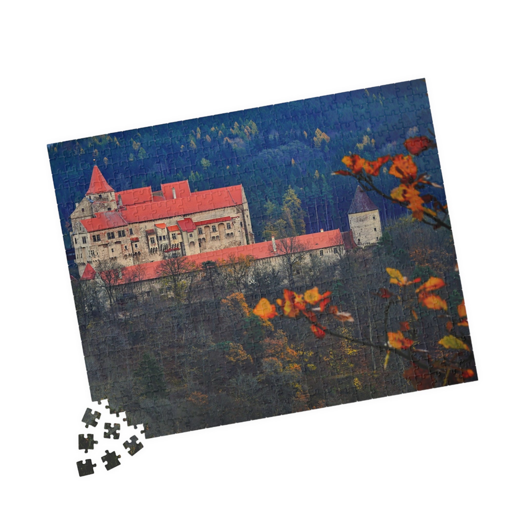 Jigsaw Puzzle - Beautiful Castle in Autumn Forest