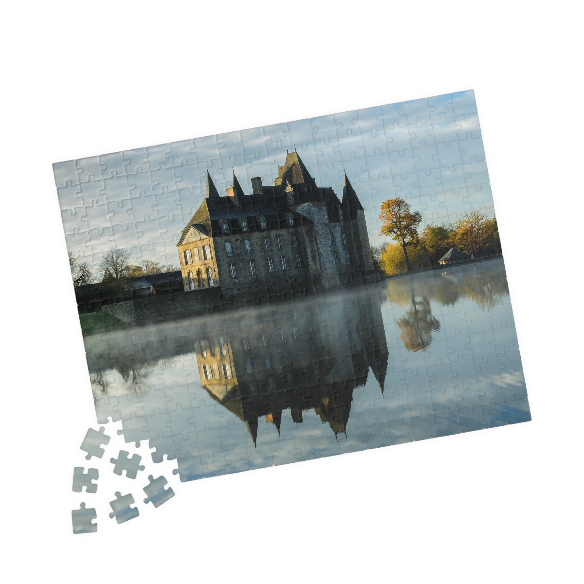 Jigsaw Puzzle - Castle Reflection Lake Autumn Sky 110-1014 Pieces