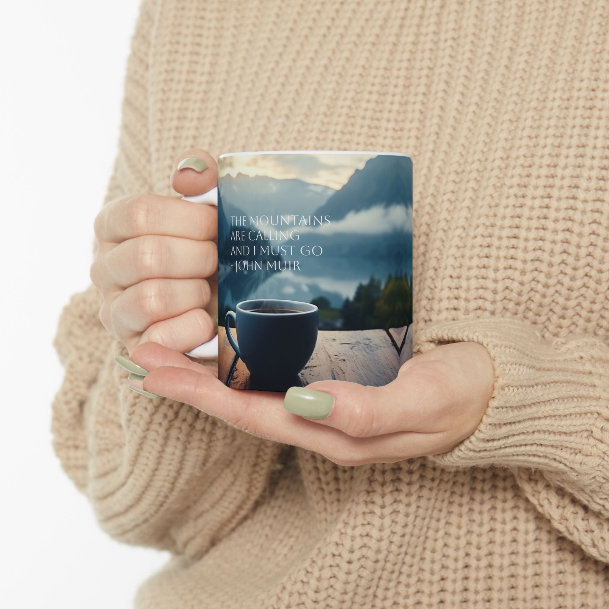 Mountain Scene Ceramic Mug