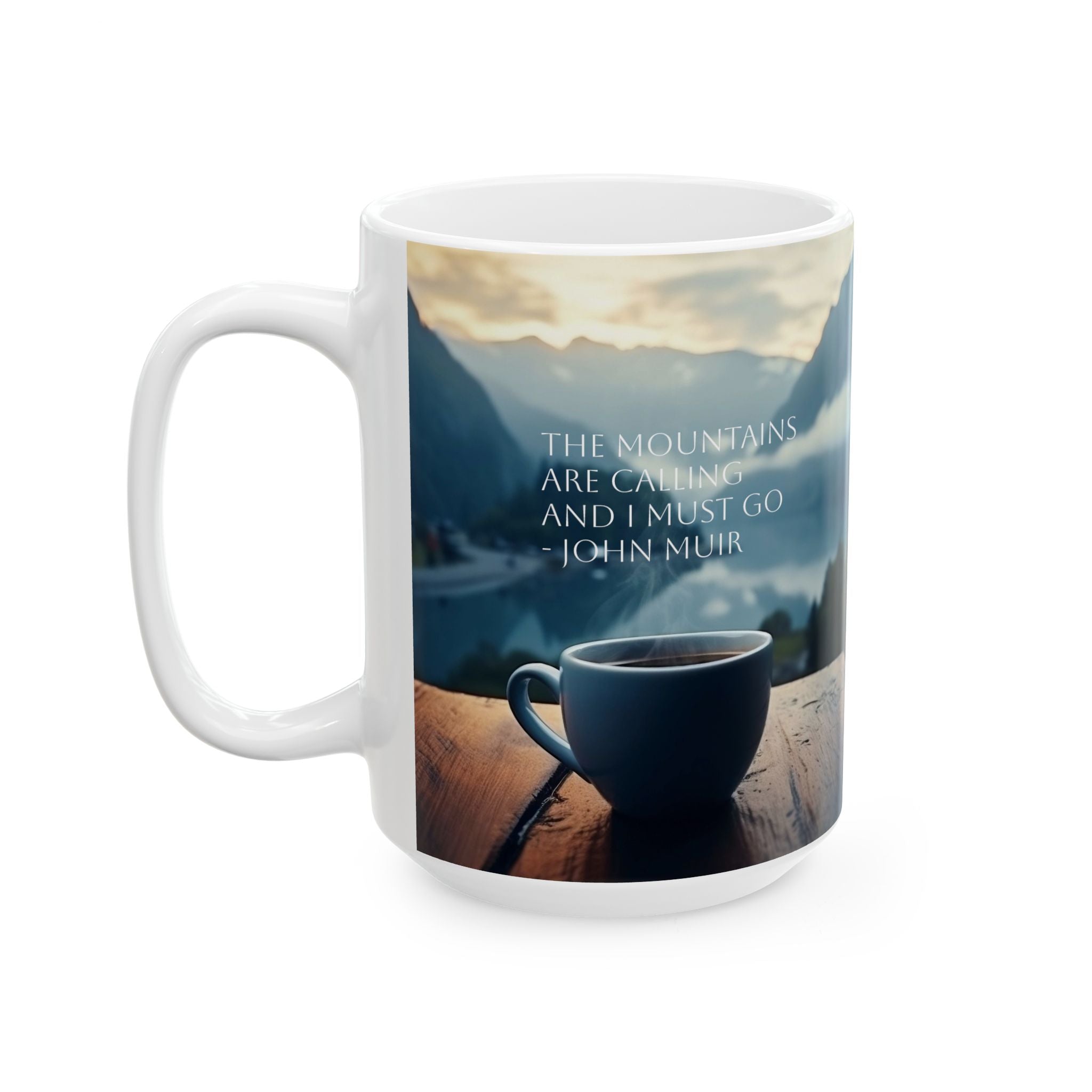 Mountain Scene Ceramic Mug