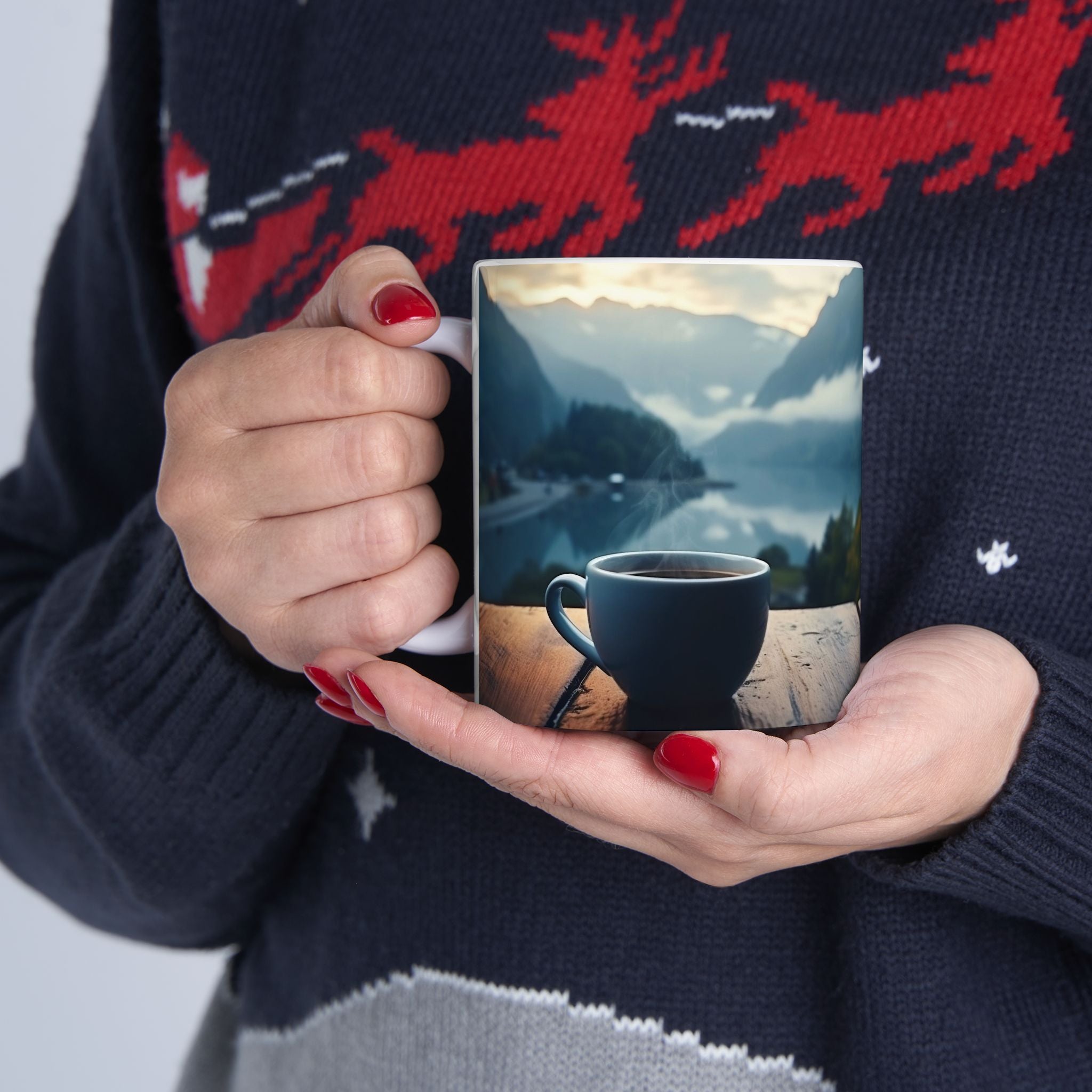 Morning Scene Ceramic Mug