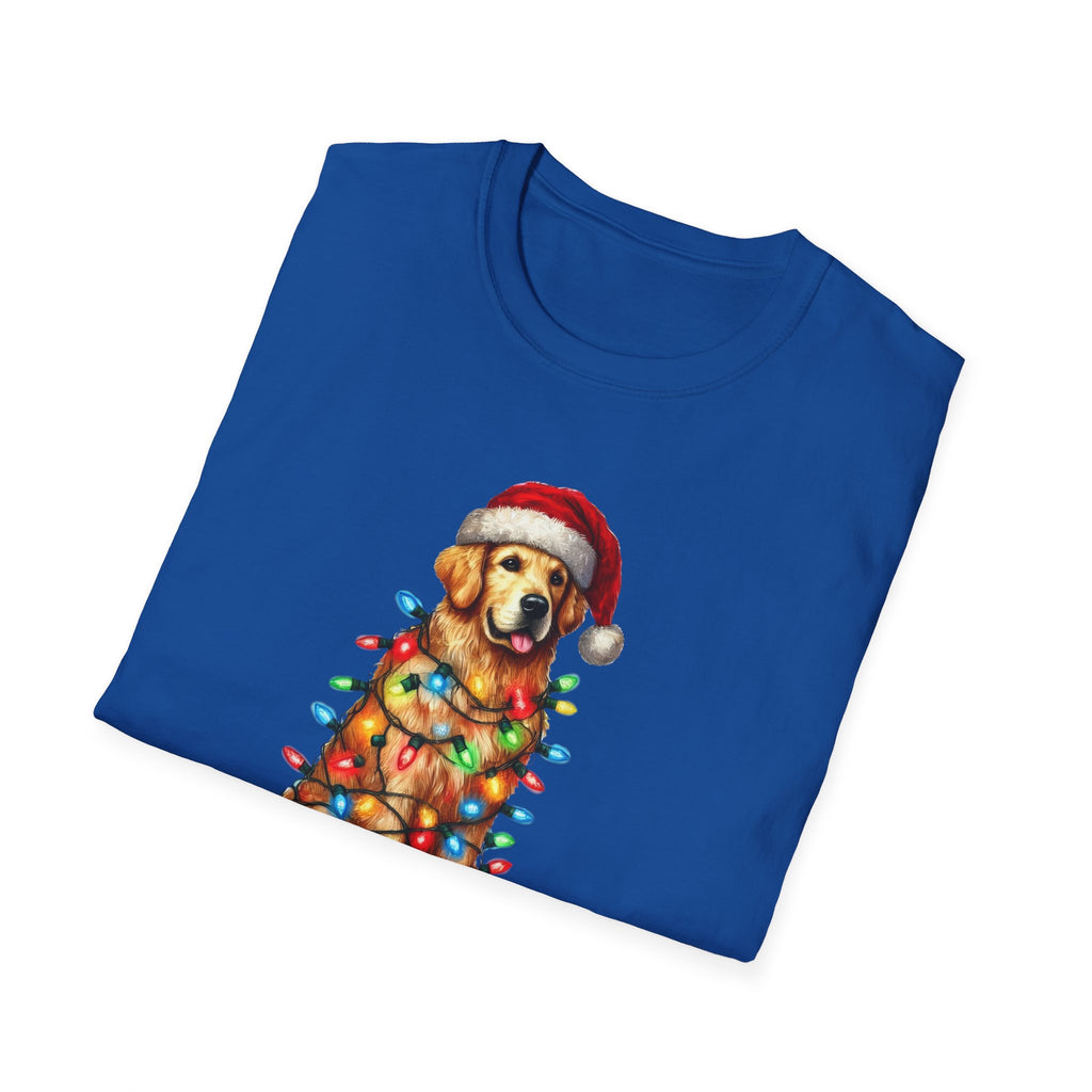 Christmas Lights Golden Retriever T-Shirt