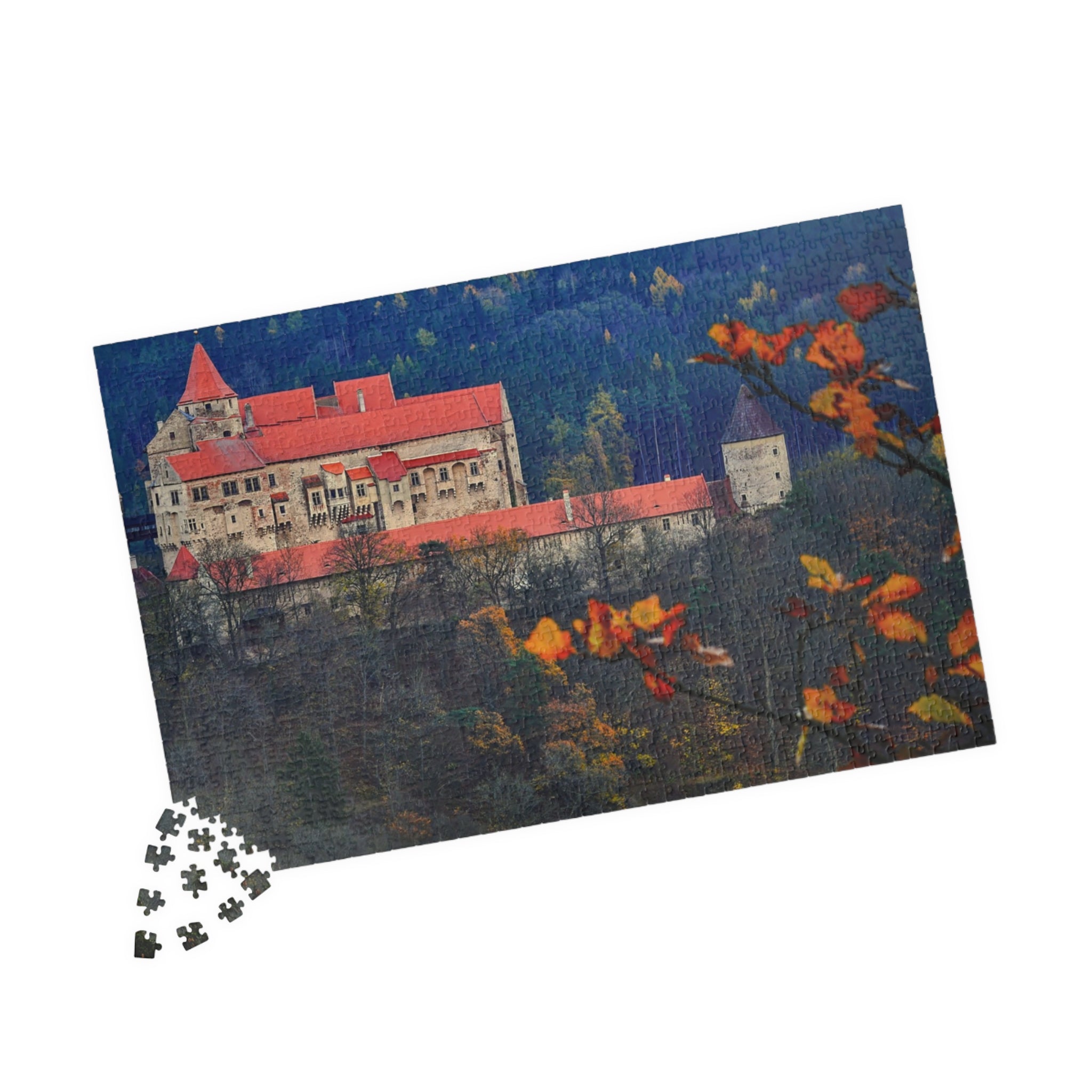 Jigsaw Puzzle - Beautiful Castle in Autumn Forest