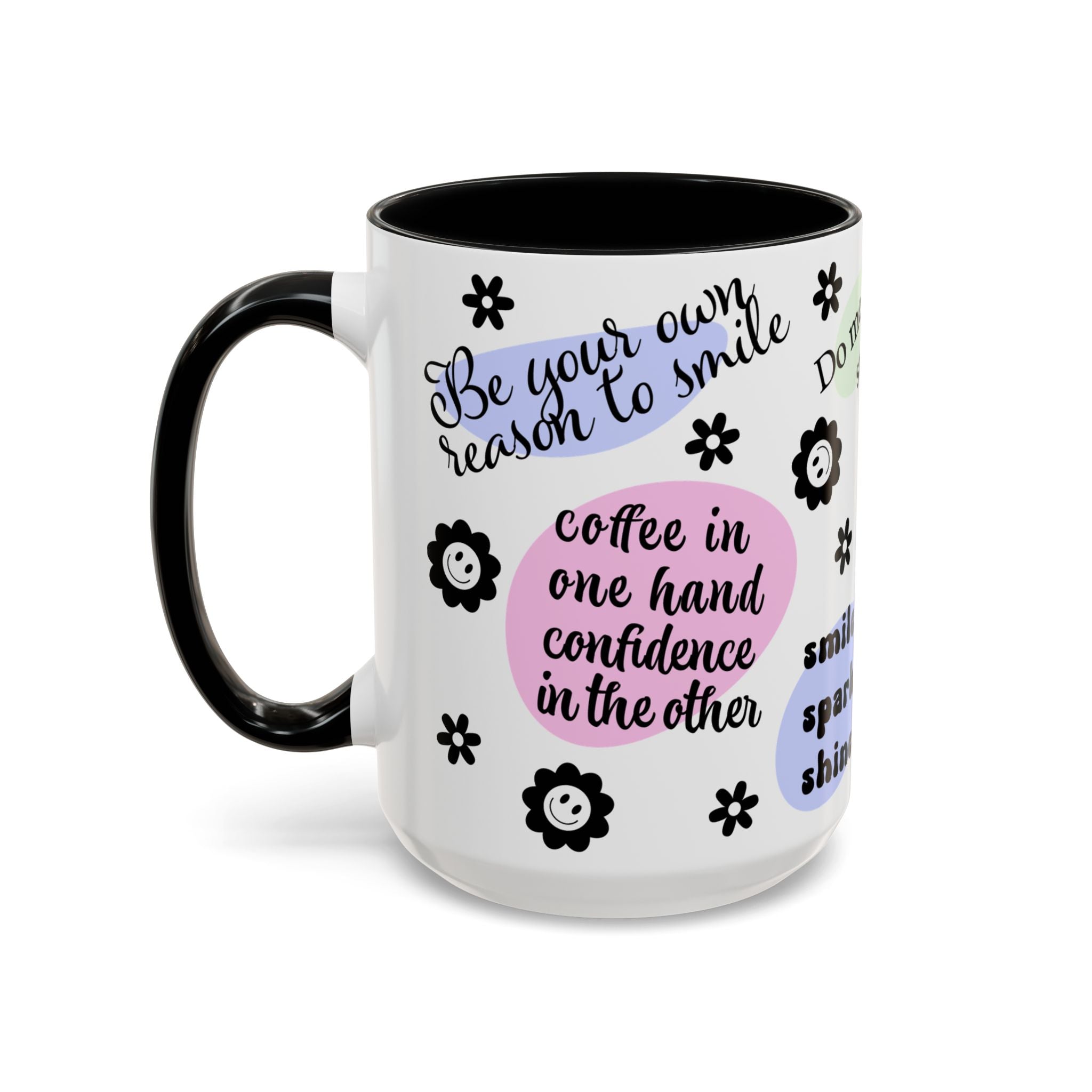 Mug - Mental Health Affirmation Love Yourself Accent Coffee Mug 15oz