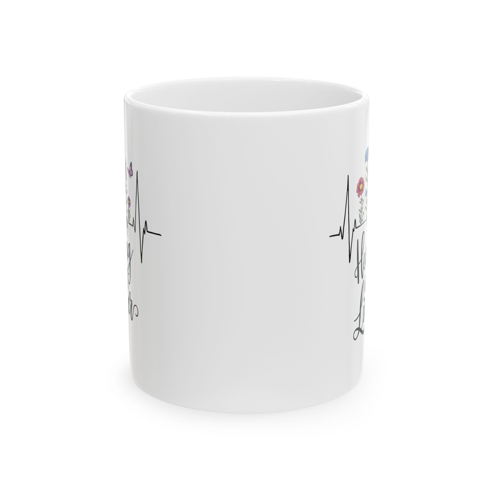 Mental Health Healing is not Linear Coffee Mug 11oz 15oz