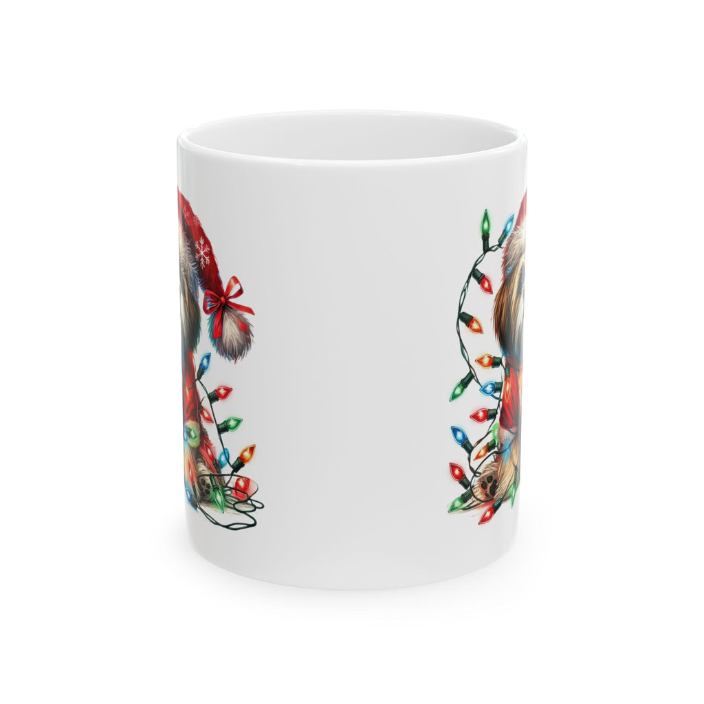 Shih Tsu Christmas Lights Mug