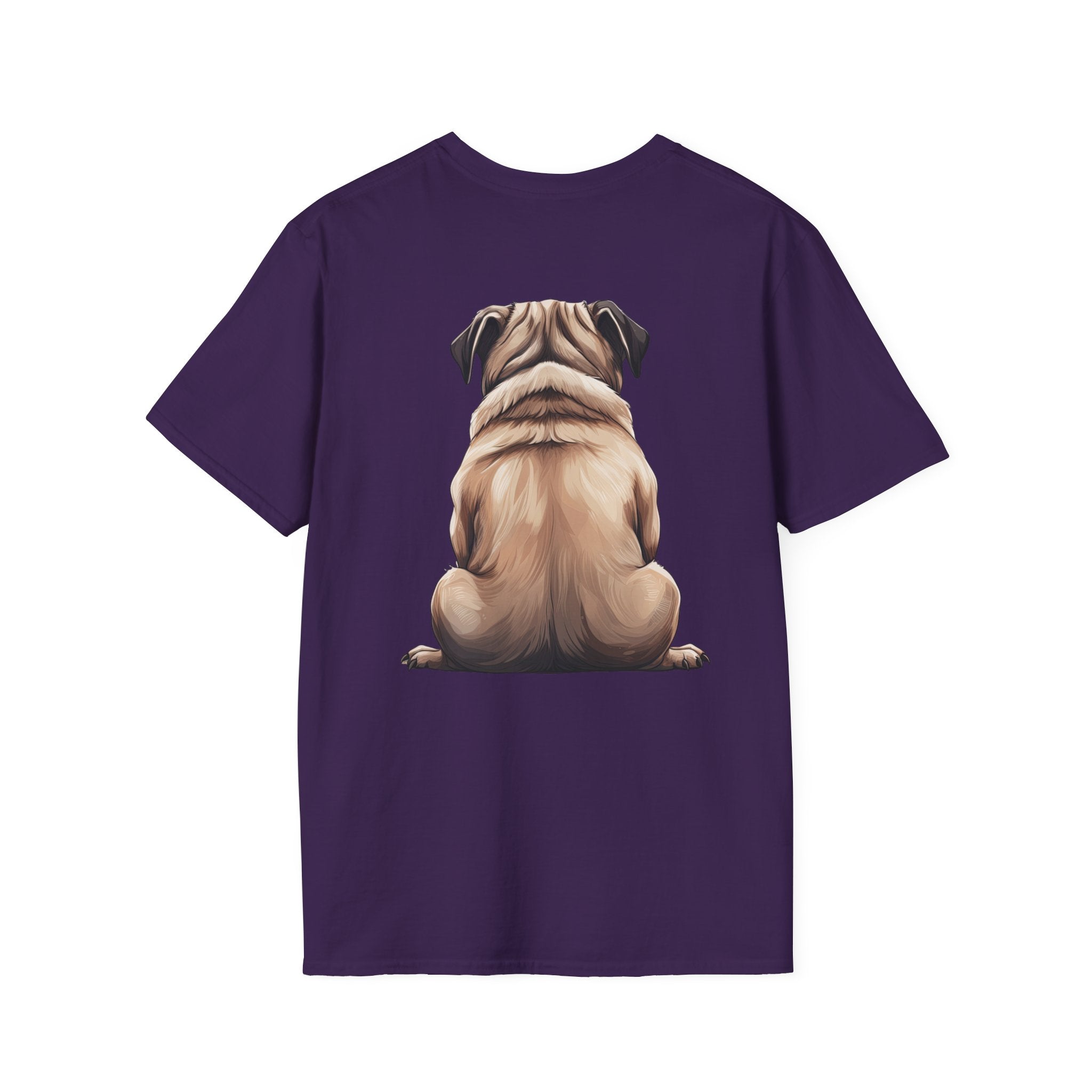 Christmas Pug wearing lights T-Shirt