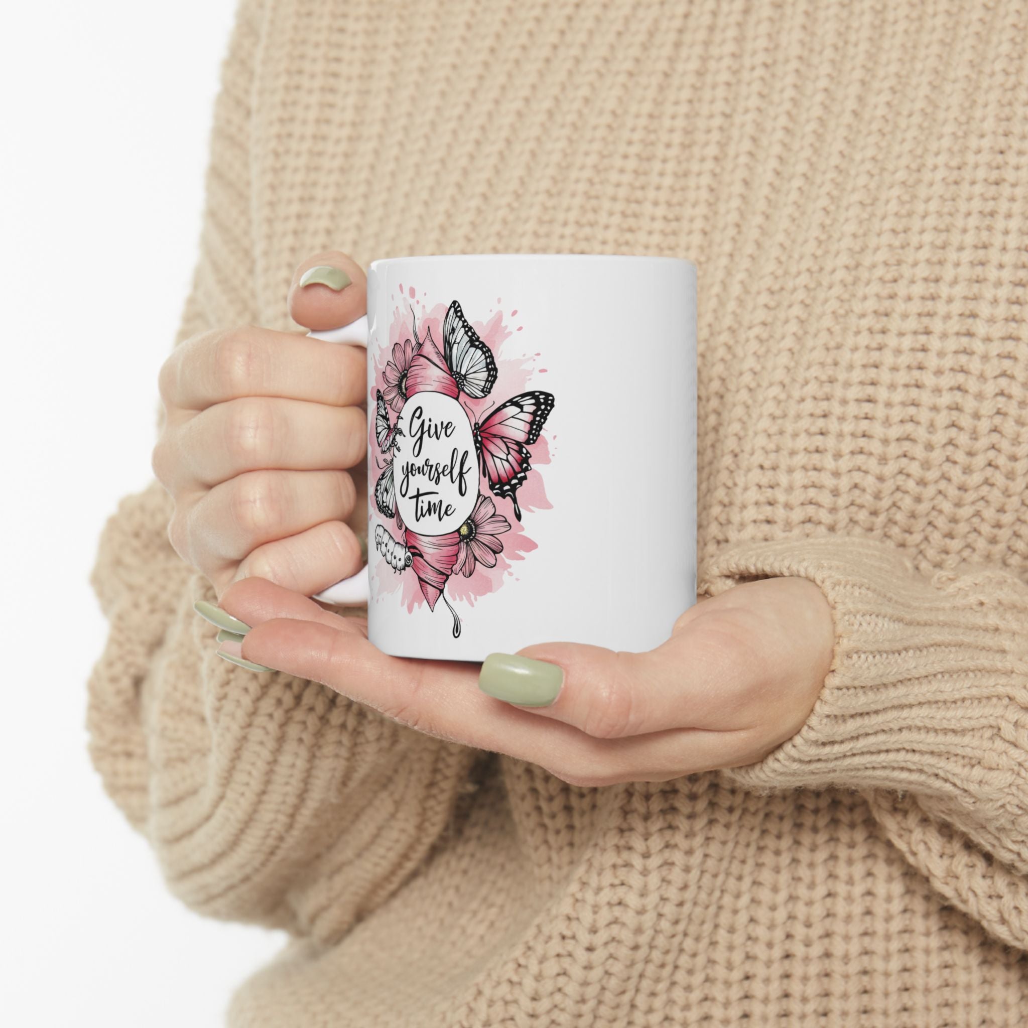 Mental Health Give Yourself Time Coffee Mug 11oz 15oz