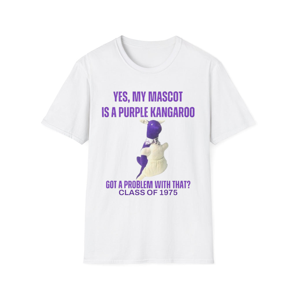 LWHS Class Reunion T-Shirt – Purple Kangaroo Pride | Class of 1975