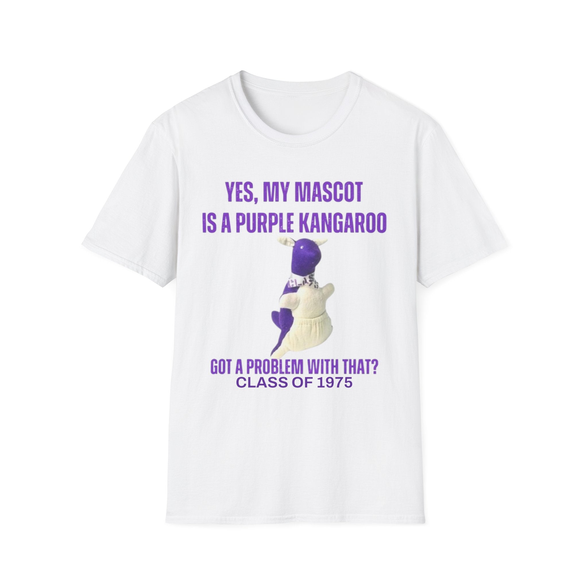 LWHS Class Reunion T-Shirt – Purple Kangaroo Pride | Class of 1975