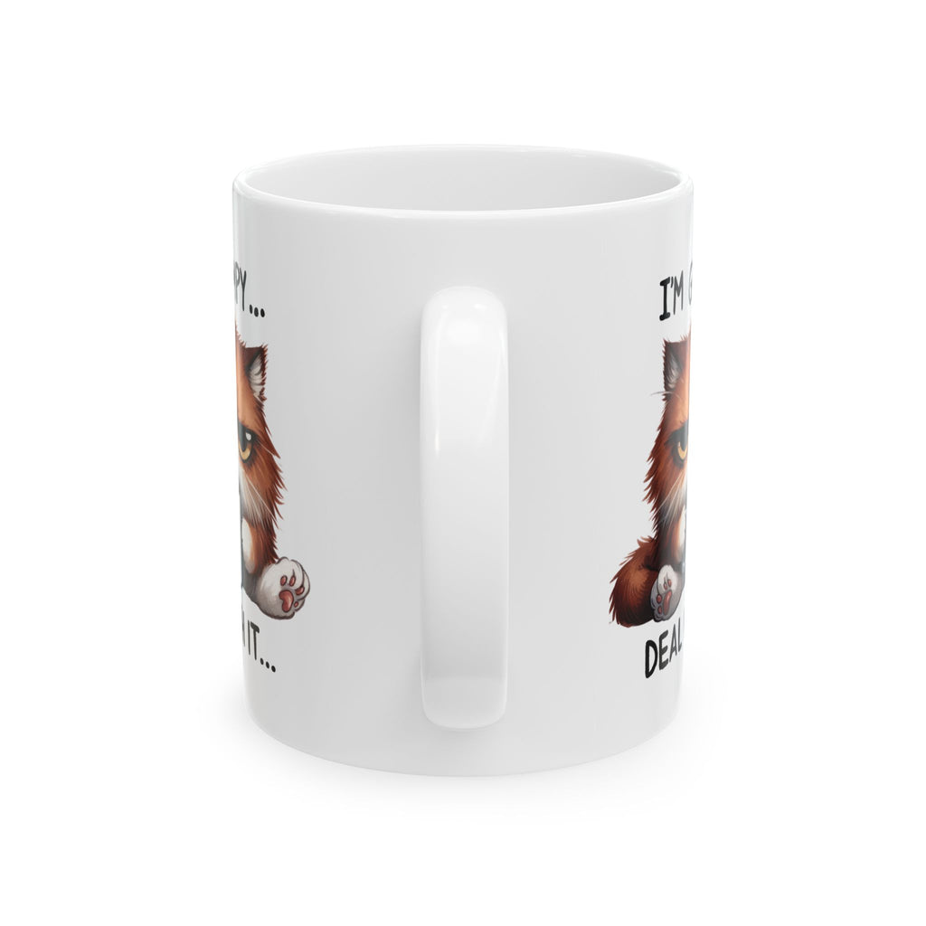 Grumpy Cat Deal With It Coffee Mug