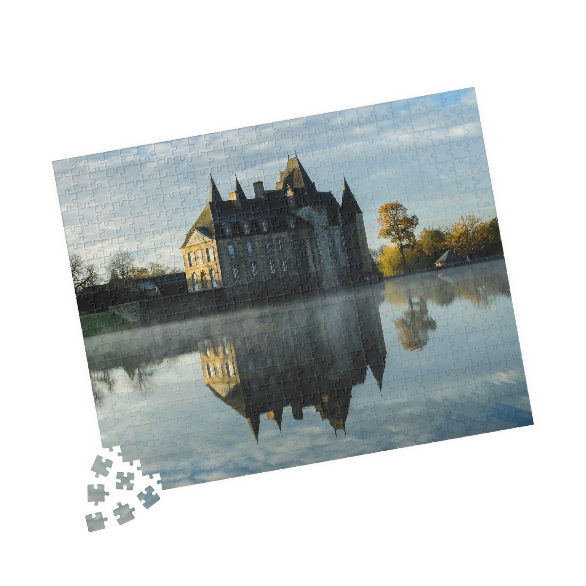 Jigsaw Puzzle - Castle Reflection Lake Autumn Sky 110-1014 Pieces