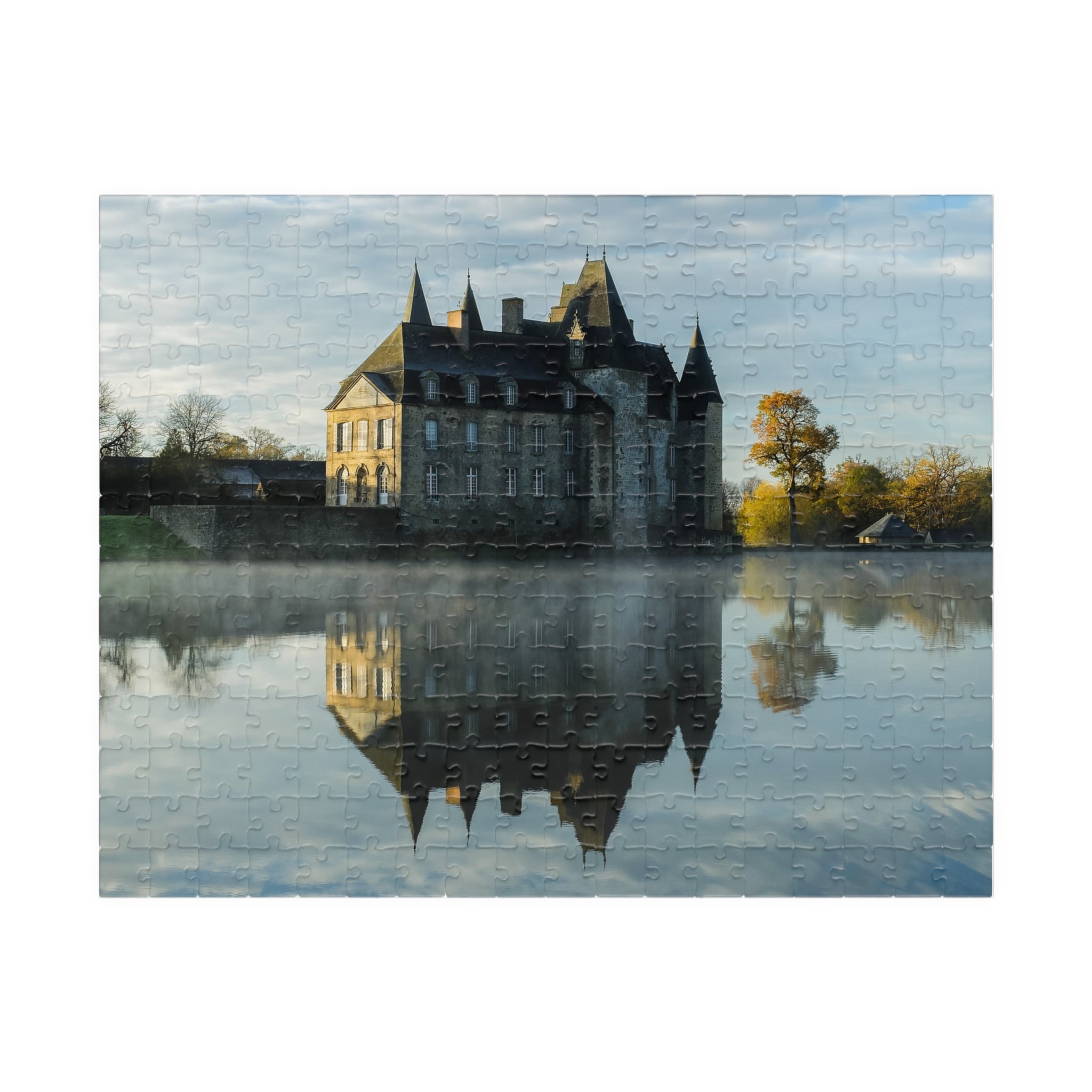 Jigsaw Puzzle - Castle Reflection Lake Autumn Sky 110-1014 Pieces