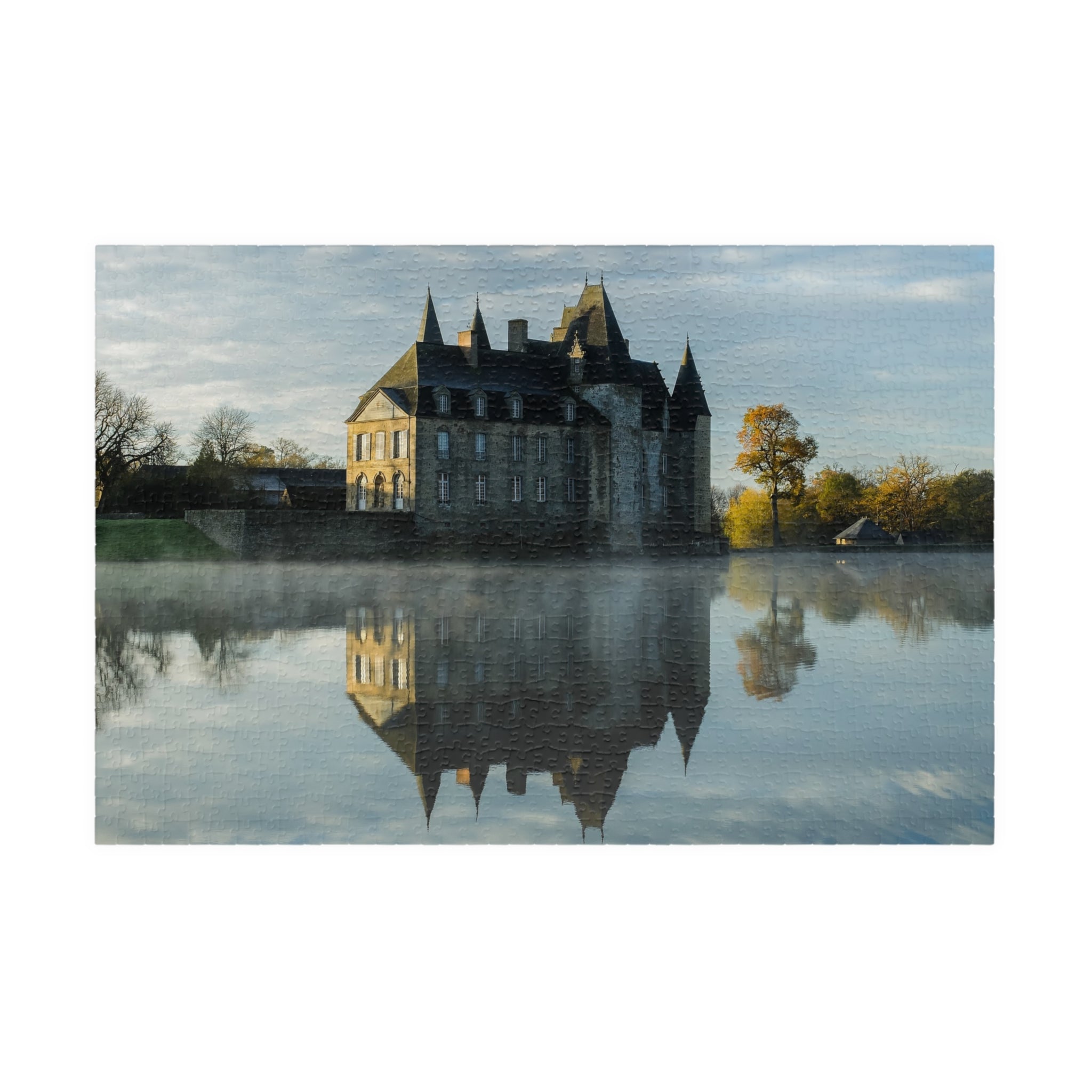 Jigsaw Puzzle - Castle Reflection Lake Autumn Sky 110-1014 Pieces