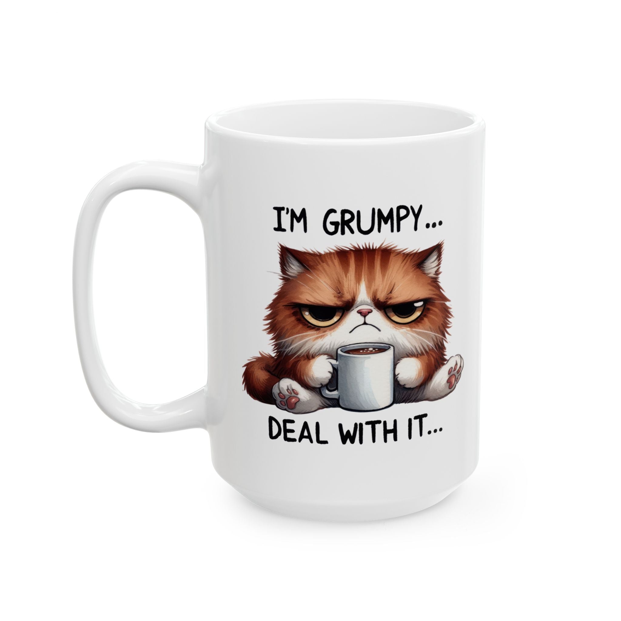 Grumpy Cat Deal With It Coffee Mug