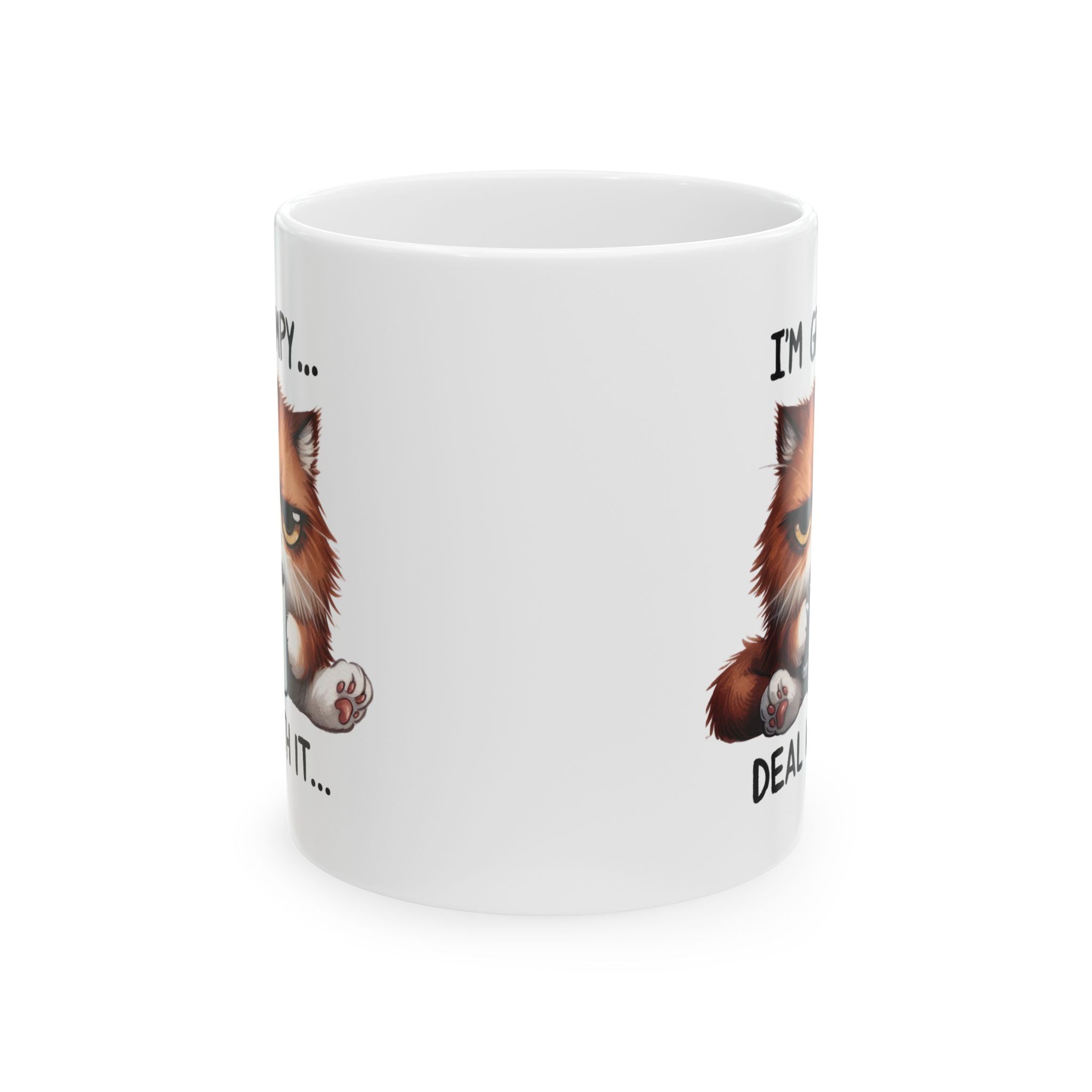 Grumpy Cat Deal With It Coffee Mug