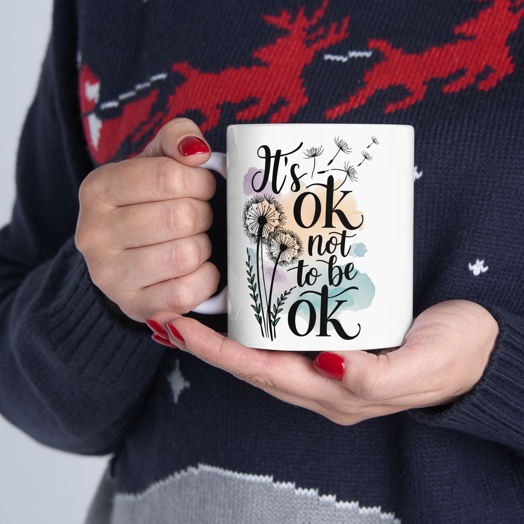 Daily Affirmation "It's Okay" Ceramic Mug