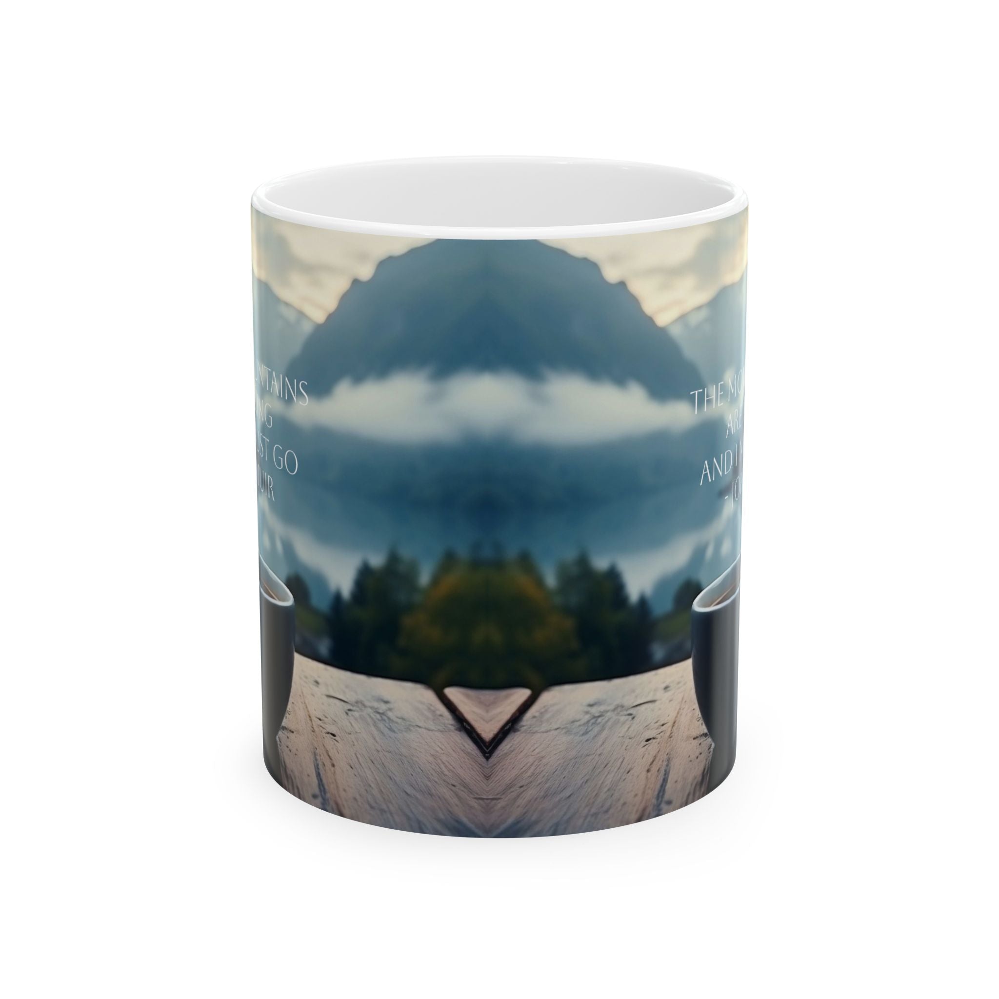 Mountain Scene Ceramic Mug