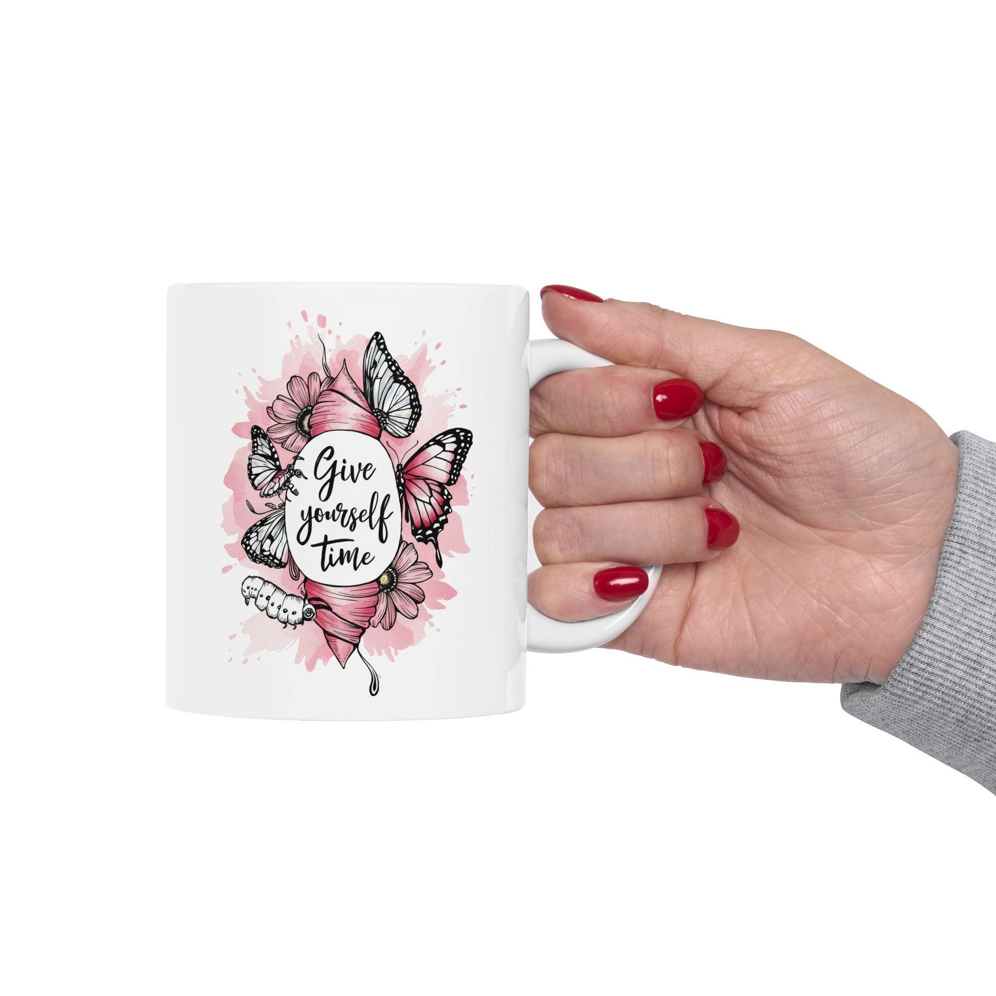 Mental Health Give Yourself Time Coffee Mug 11oz 15oz
